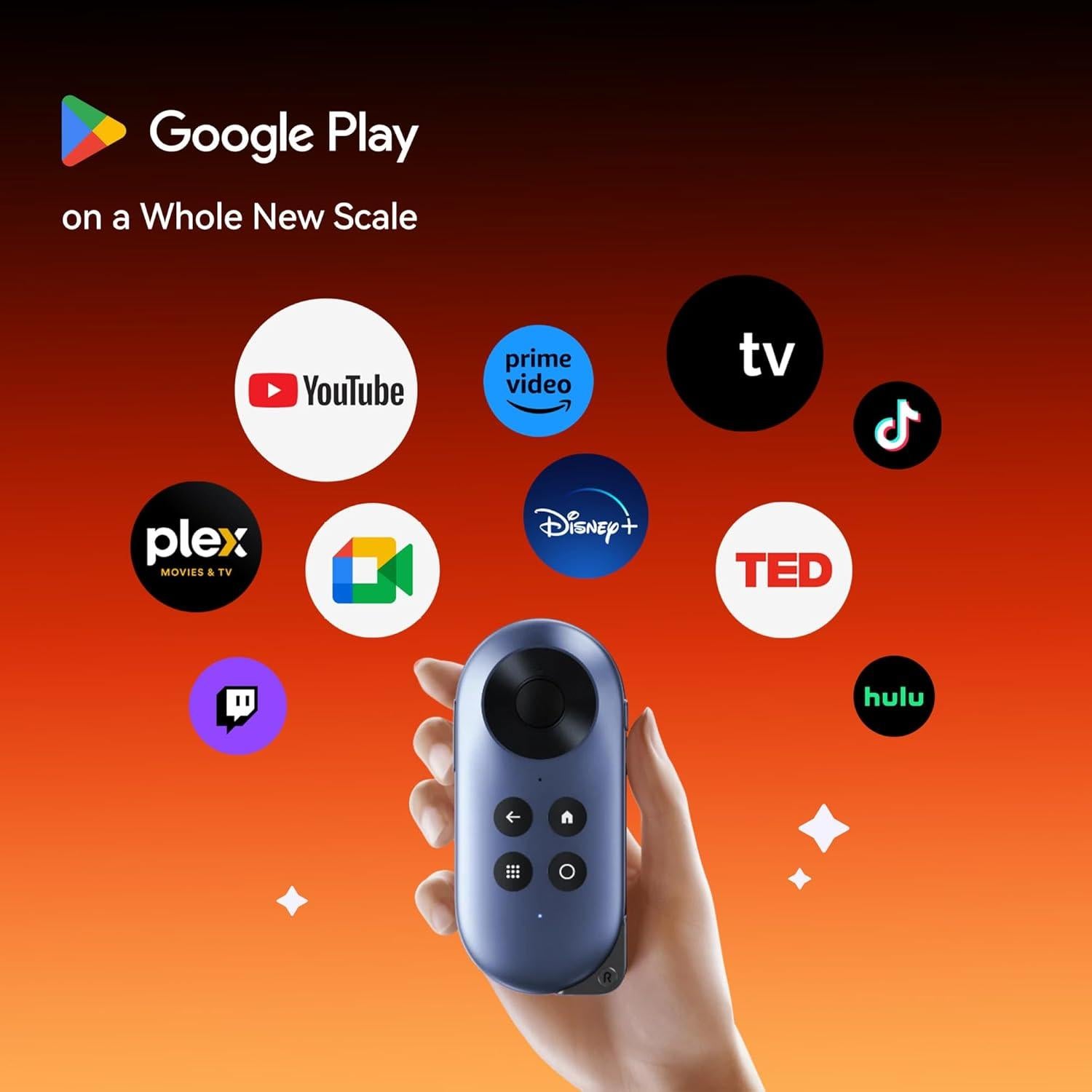 Gafas AR Rokid Max 2 - Pantalla Micro-OLED 215" (546 cm) - Brillo 600 Nits