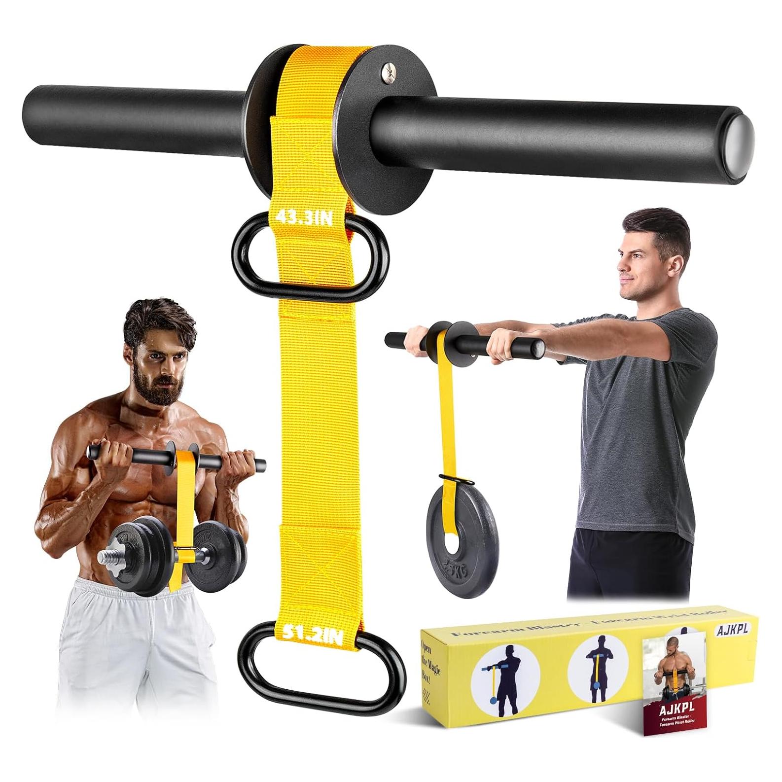 Fortalecedor de Antebrazo AJKPL con Rodillo de Muñeca 110/130 cm