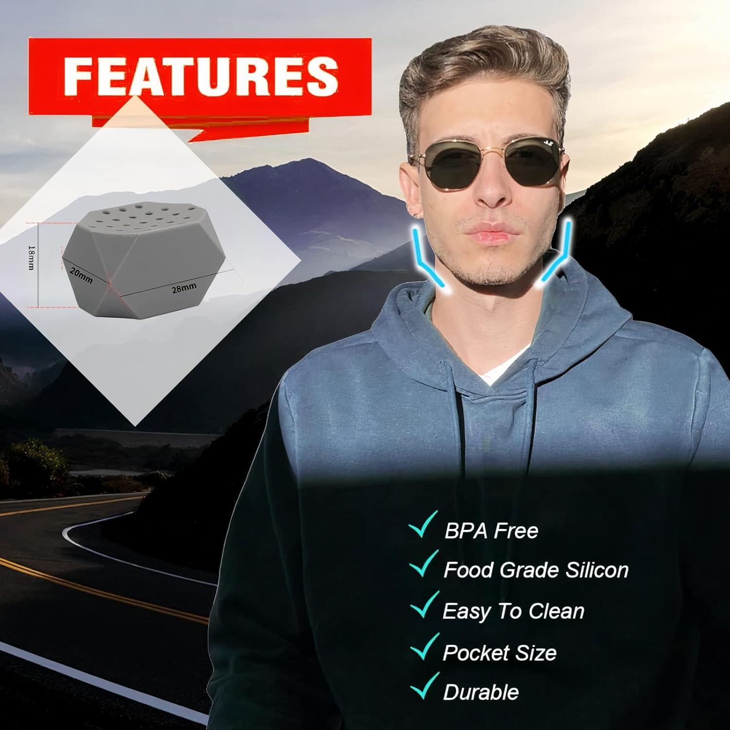 Ejercitador de Mandíbula U'Real - Reductor Facial Silicona BPA