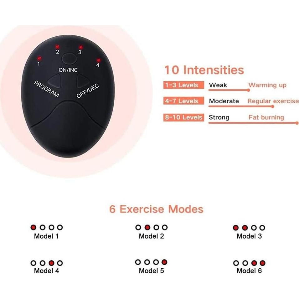 Cinturón Tonificador de Músculos Abdominales JoJoMooN - 0.29 kg