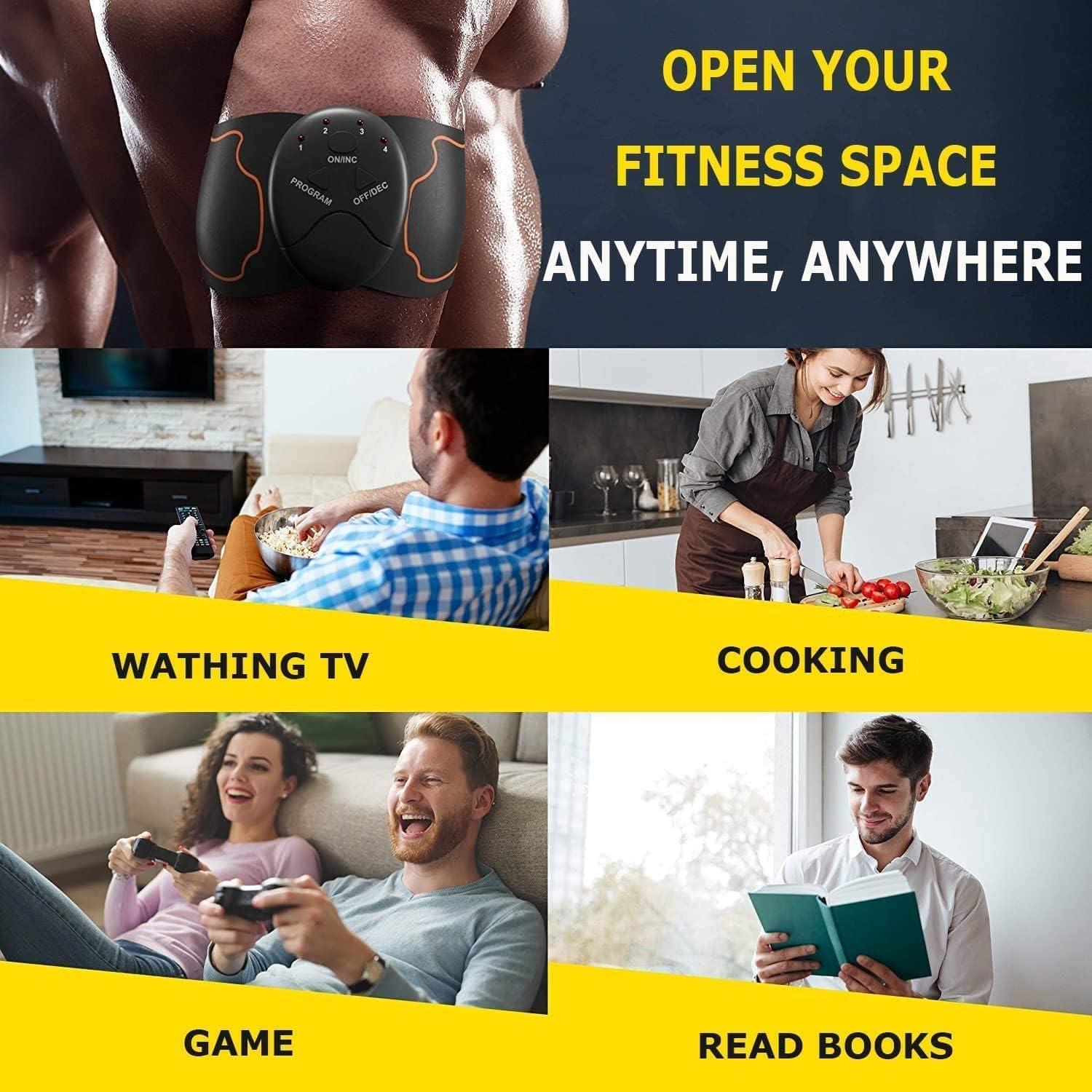 Cinturón Tonificador de Músculos Abdominales JoJoMooN - 0.29 kg