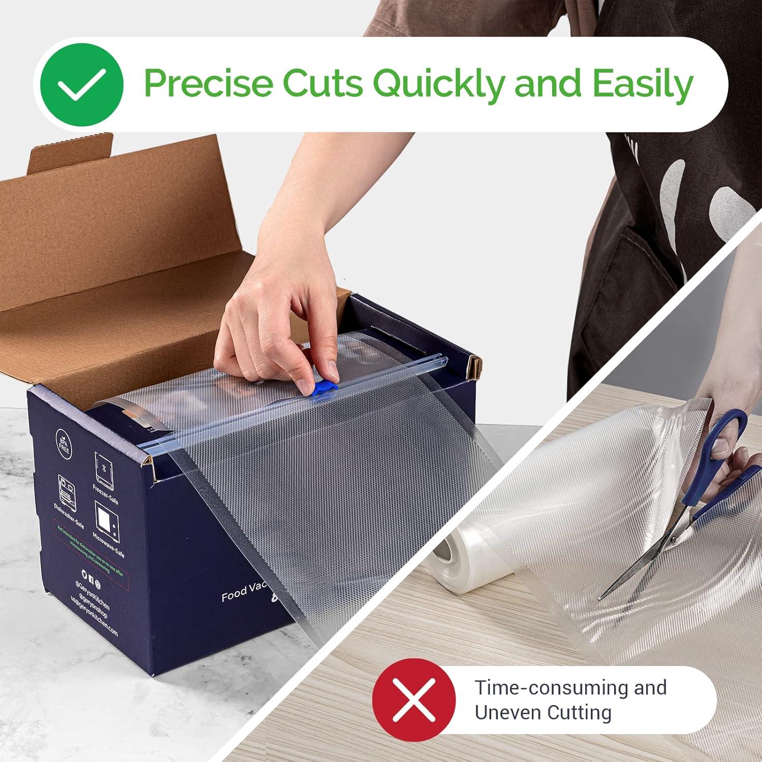 Bolsas de Sellado al Vacío GERYON 20,32x36,58m con Cortador