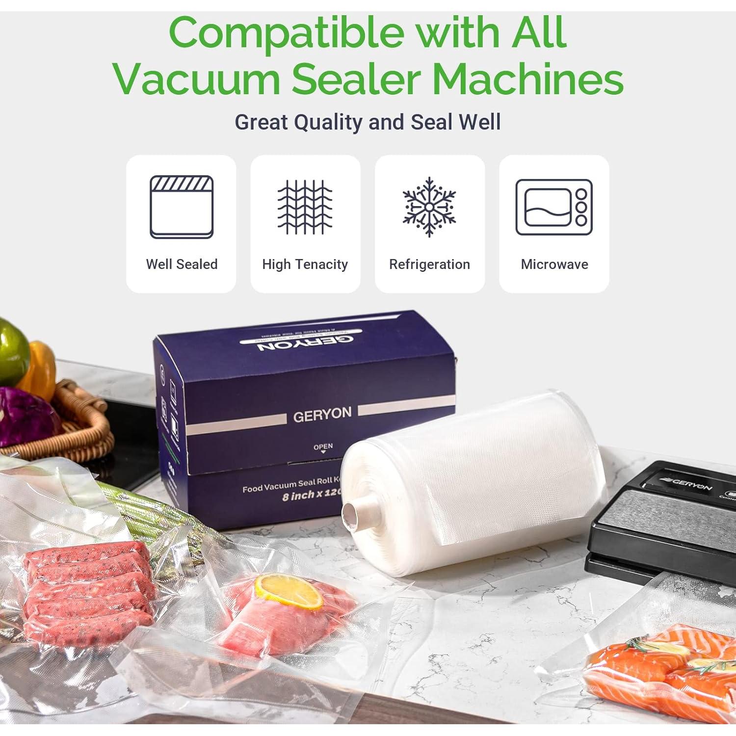 Bolsas de Sellado al Vacío GERYON 20,32x36,58m con Cortador