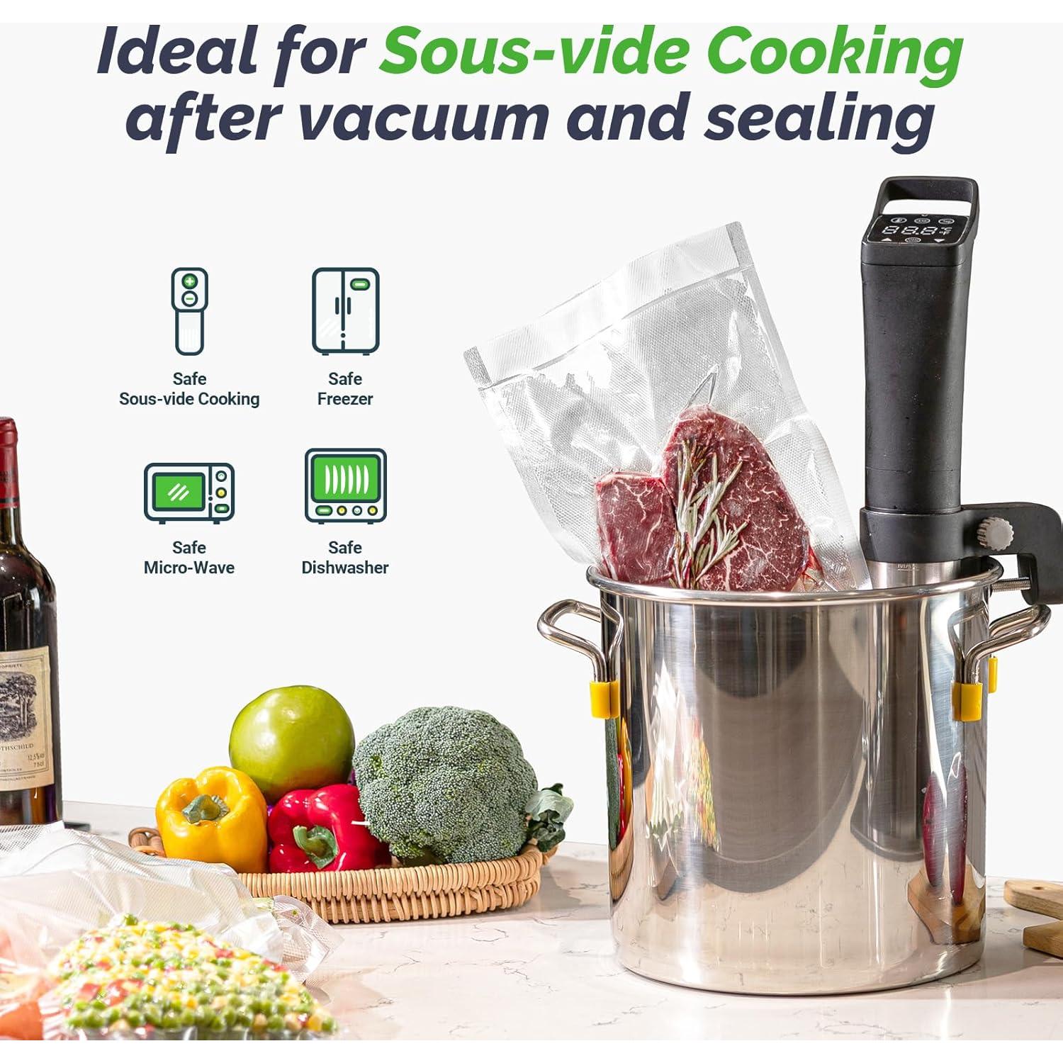 Bolsas de Sellado al Vacío GERYON 20,32x36,58m con Cortador