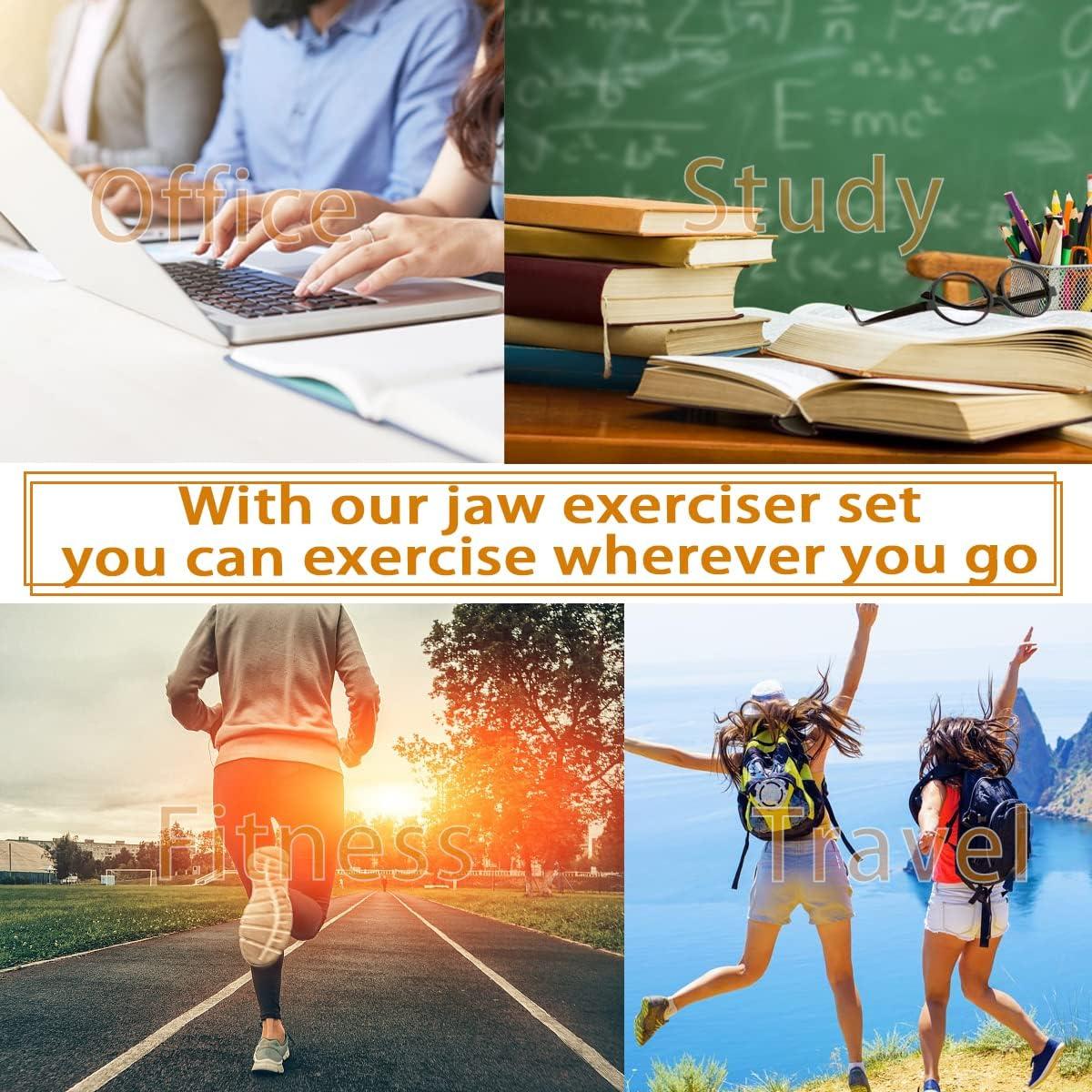 Ejercitador de Mandíbula COOLCHUMP 6 Piezas 3 Niveles Resistencia