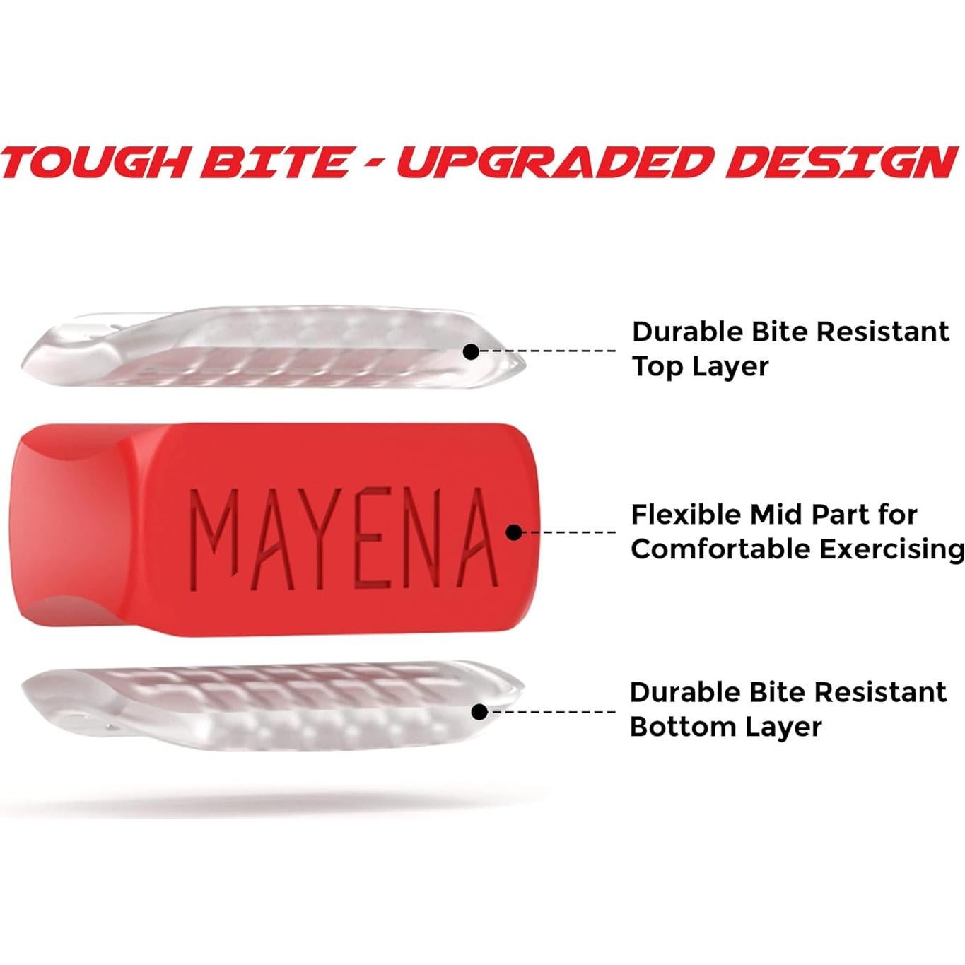 Ejercitador de Mandíbula Mayena Sport Intermedio 18 kg Rojo