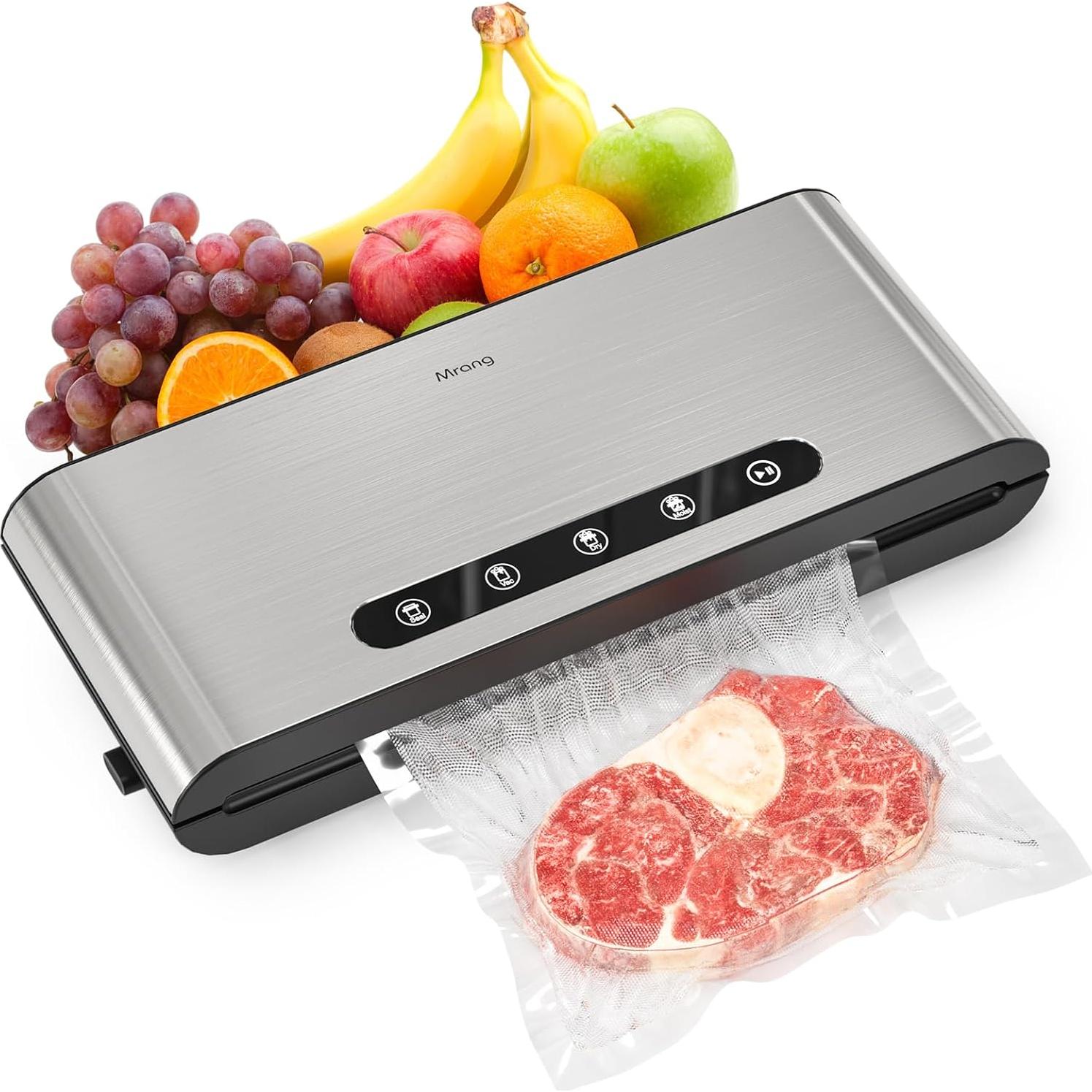 Bolsas de Sellado al Vacío MRang 200 Quart 20x30 cm Grado Comercial