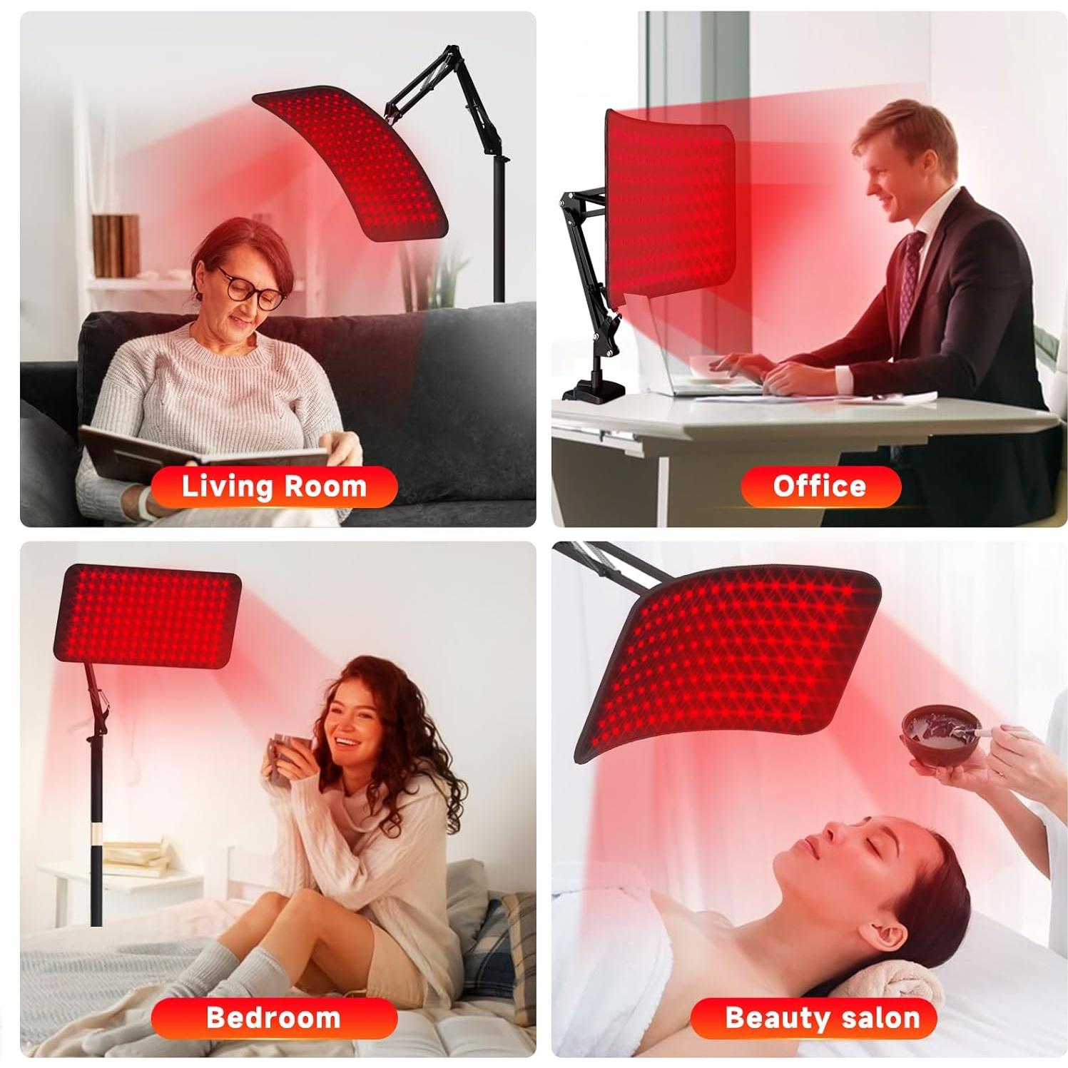 Terapia de Luz Roja 3 en 1 KEHU 660nm 850nm Ajustable