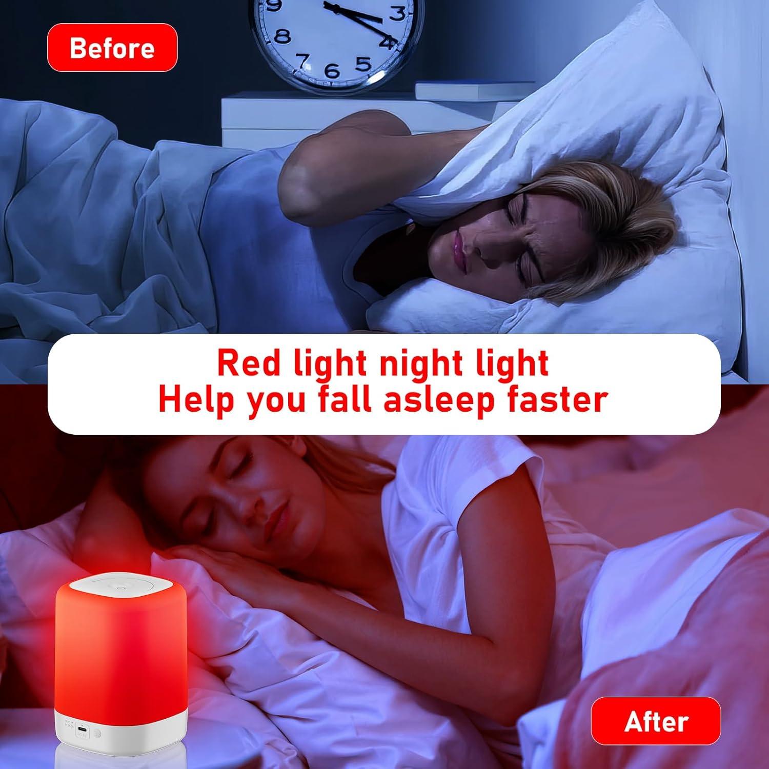 Lámpara de Terapia de Luz Roja Anzqul 670nm para Sueño