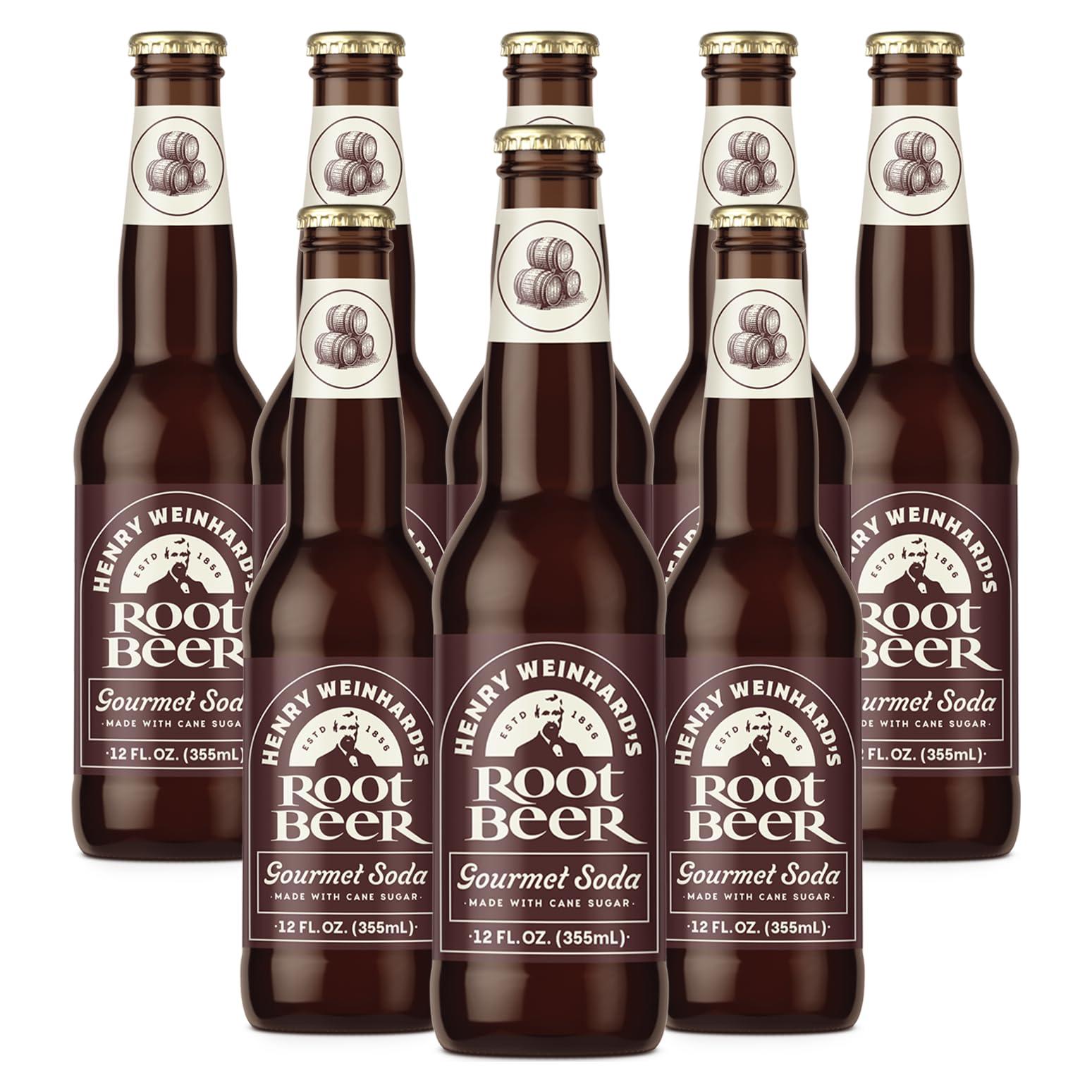 Henry Weinhard's Root Beer 8 Pack | 355ml Botellas Vidrio