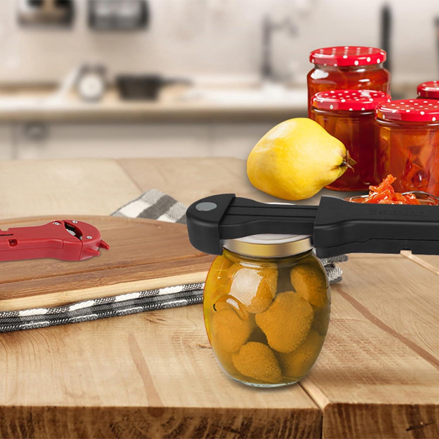 Abridor de Tarros 7 en 1 Banyaa Negro para Personas Mayores