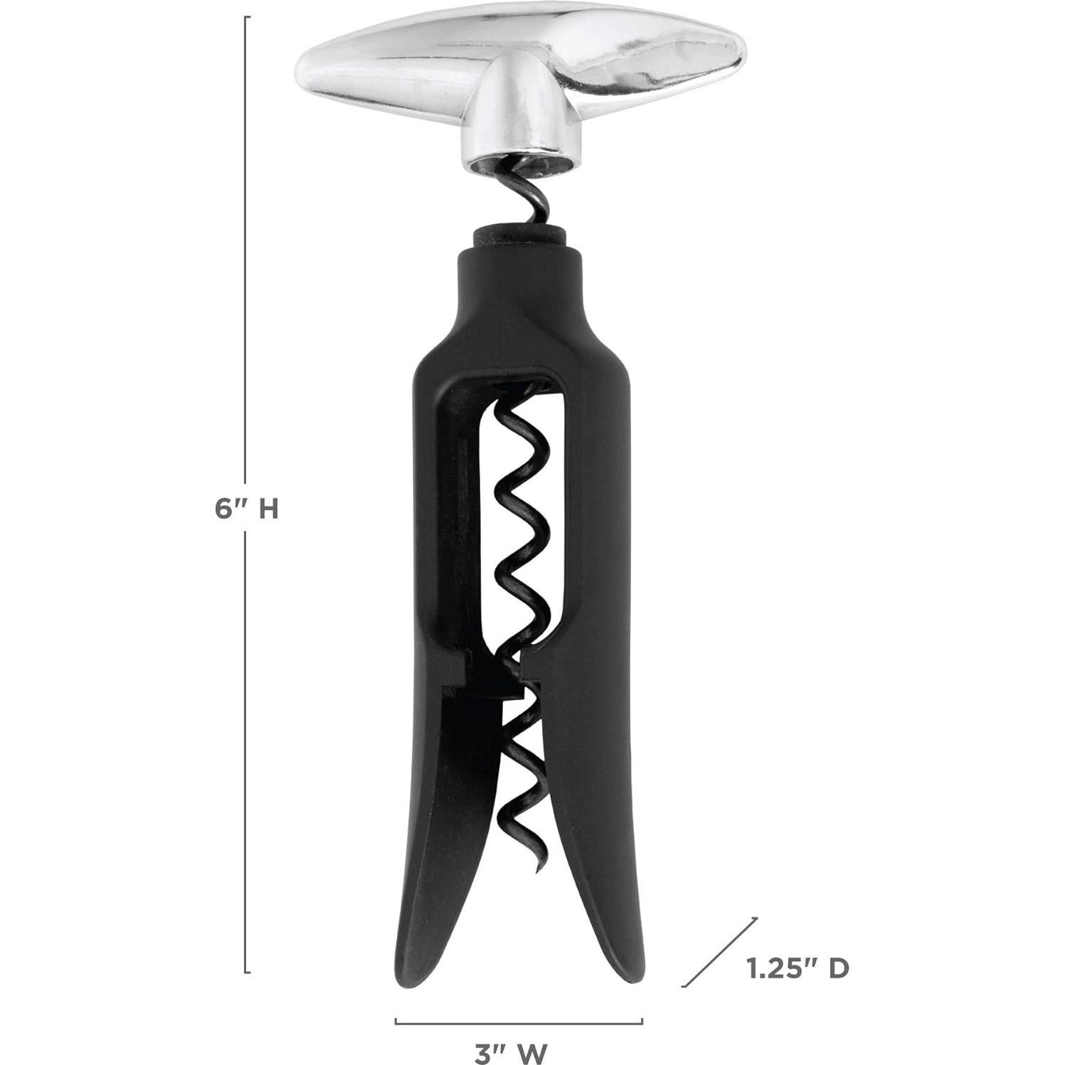 Sacacorchos Manual True Twister Metal y Plástico Azul