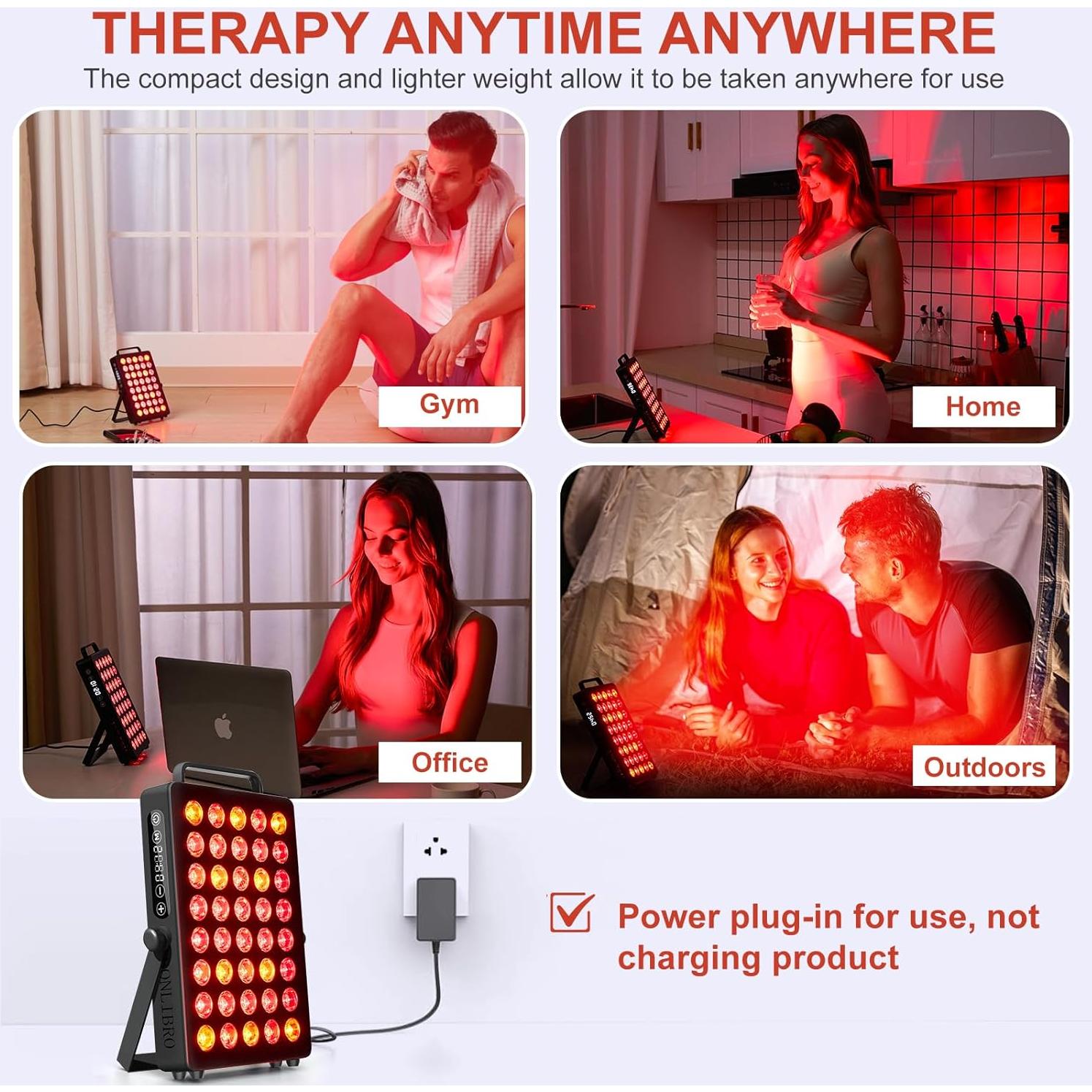 Dispositivo Terapia Luz Roja BLISSCO BN-40 40 LEDs 55W