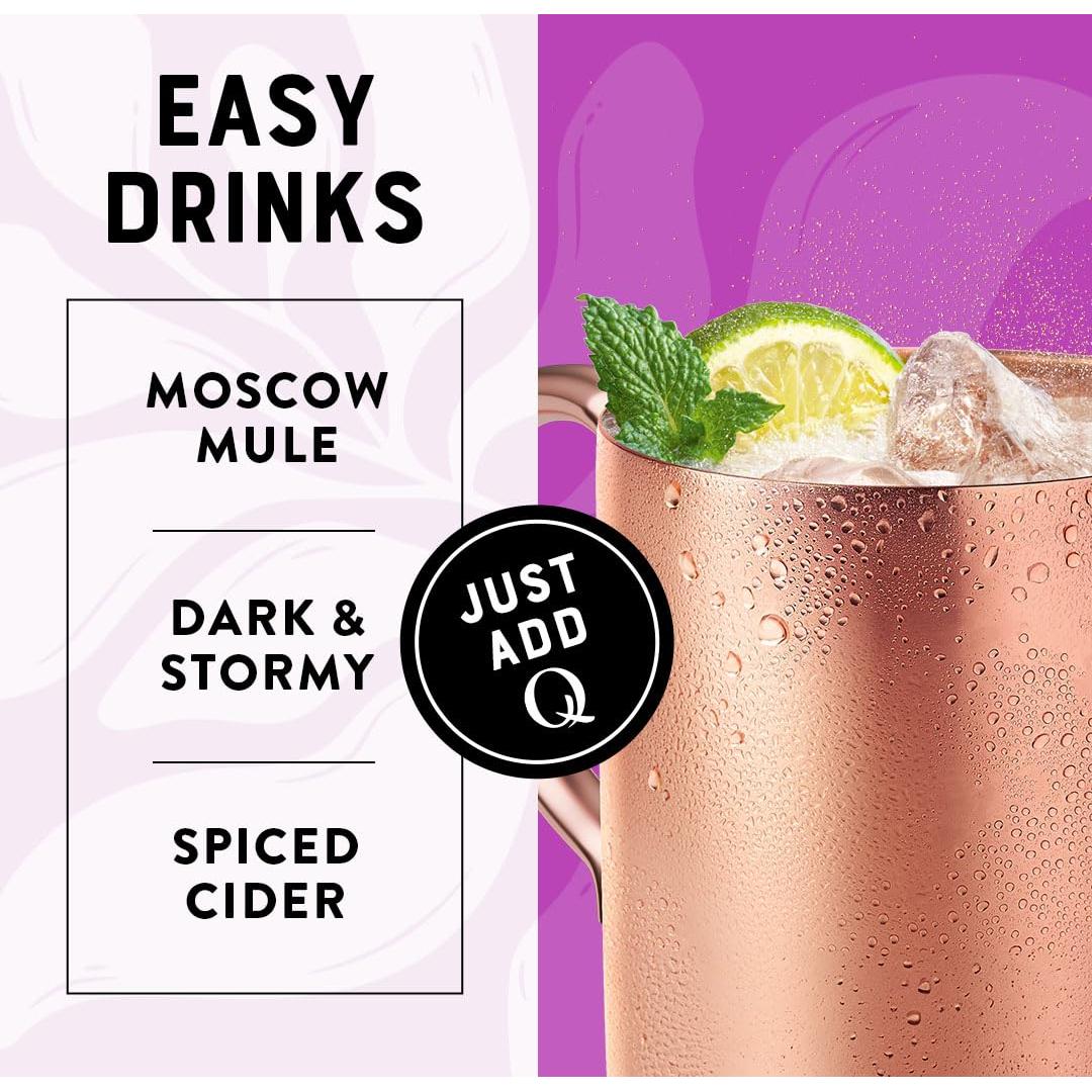 Cerveza de Jengibre Q - 24 Latas de 222 ml - Menos Dulce