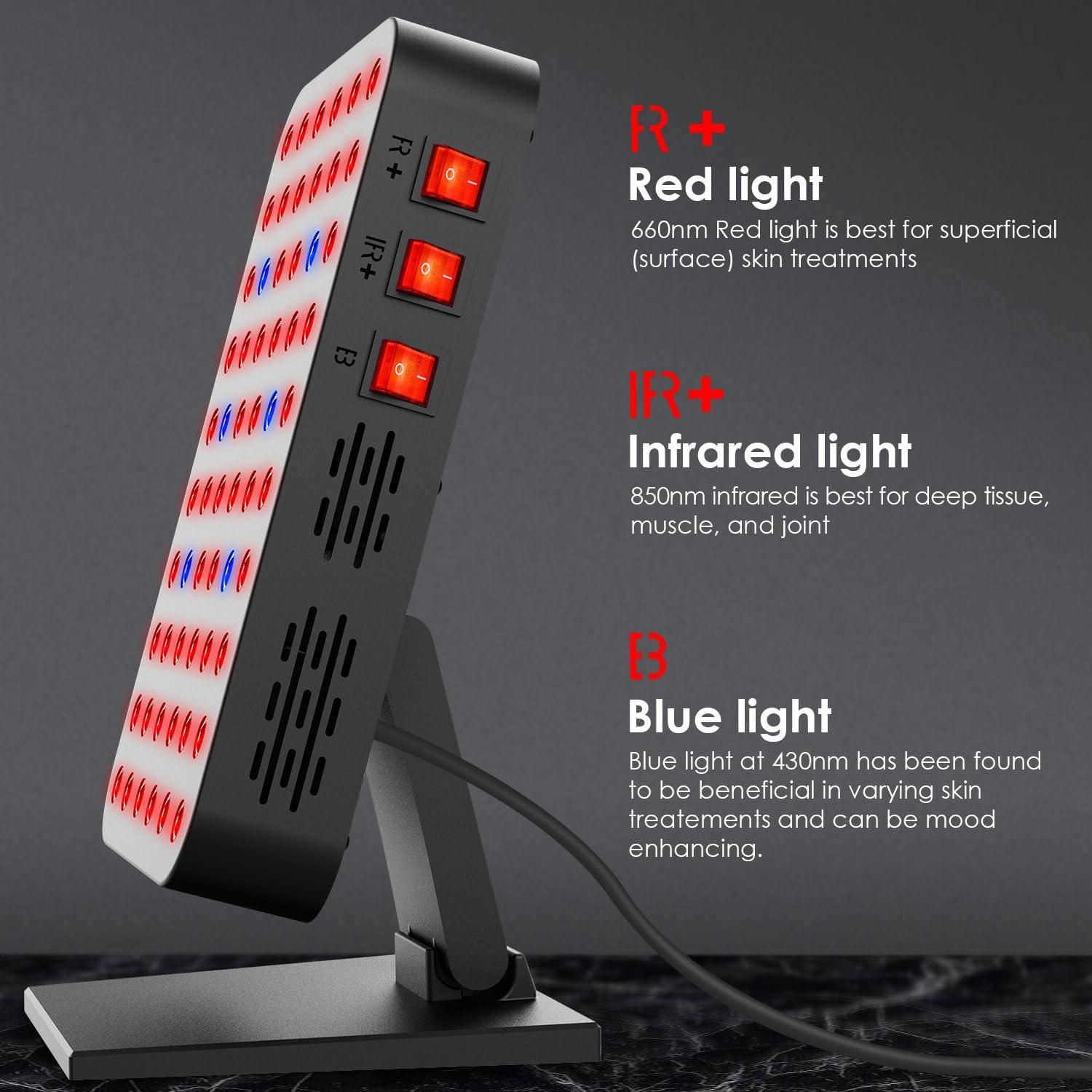 Panel de Terapia de Luz Roja Bioredrlt 300W 60 LEDs