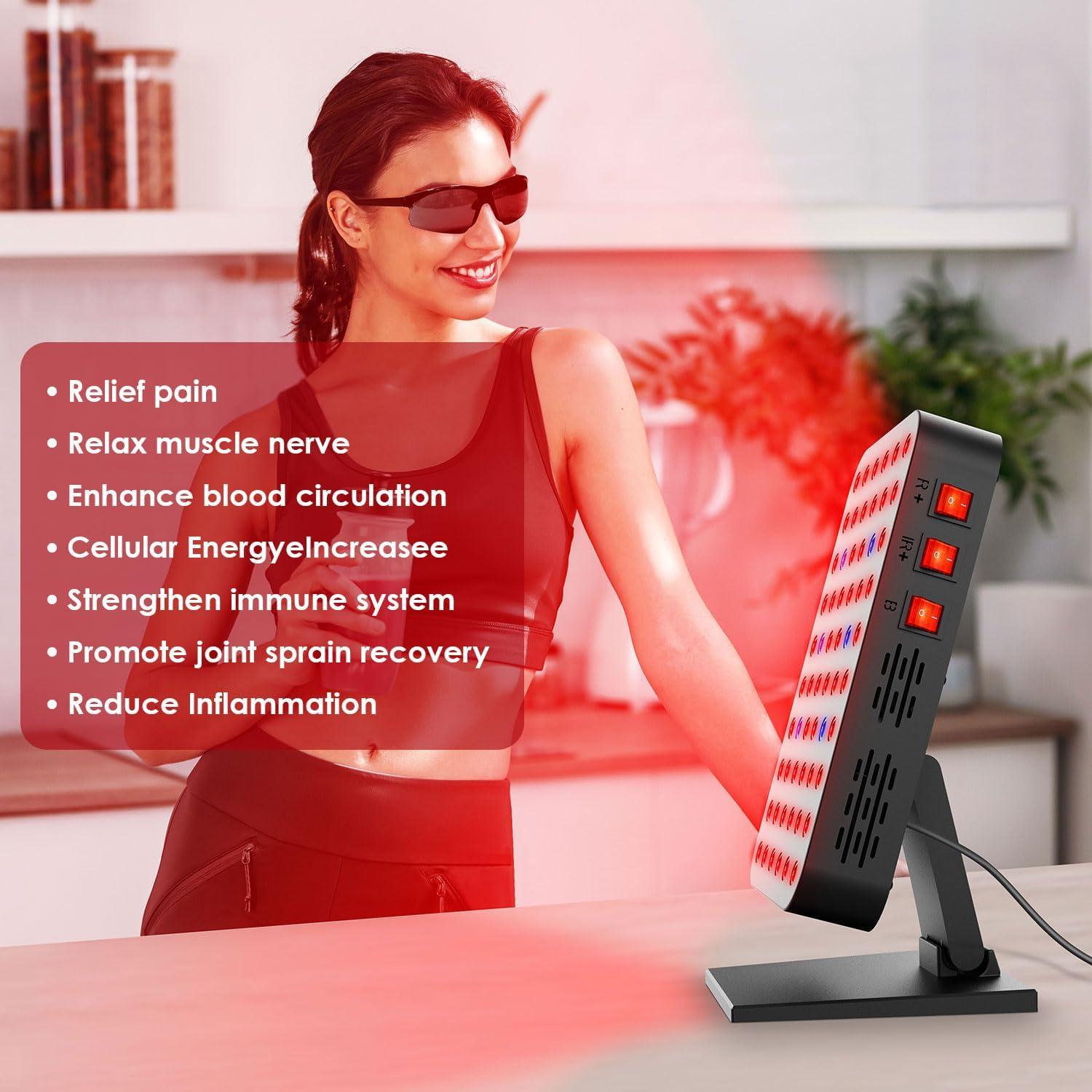 Panel de Terapia de Luz Roja Bioredrlt 300W 60 LEDs