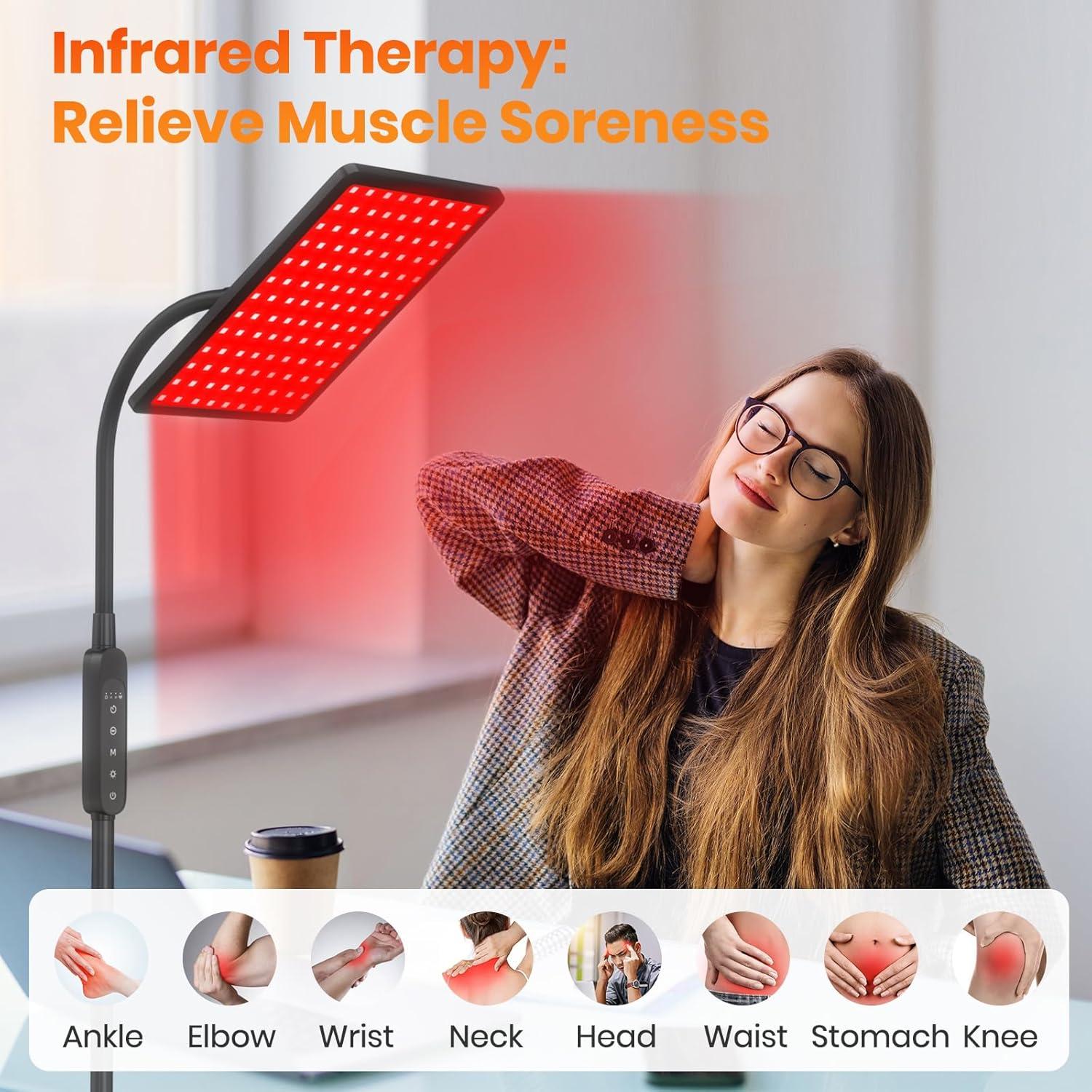 Lámpara de Terapia de Luz Roja RICIAL RT005-1 29x21cm