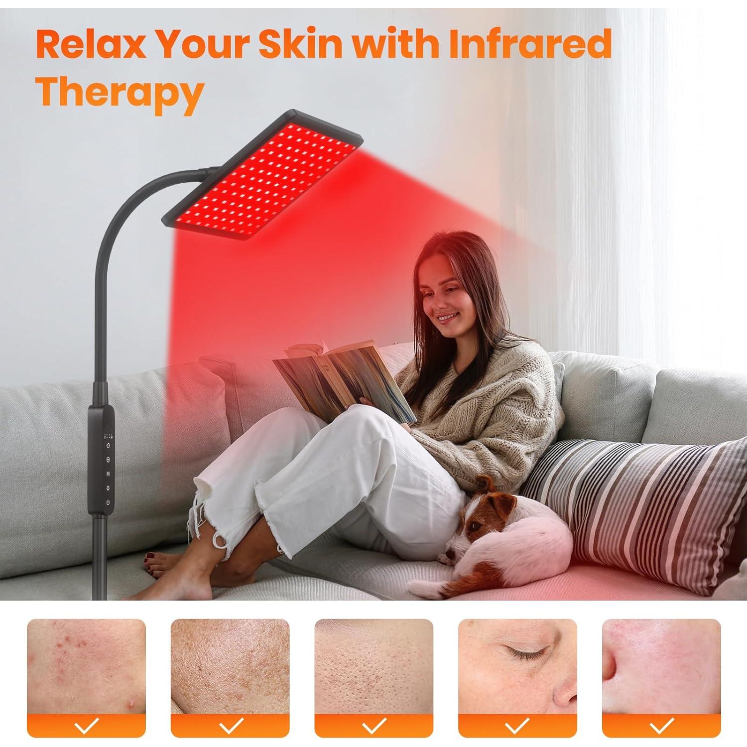 Lámpara de Terapia de Luz Roja RICIAL RT005-1 29x21cm