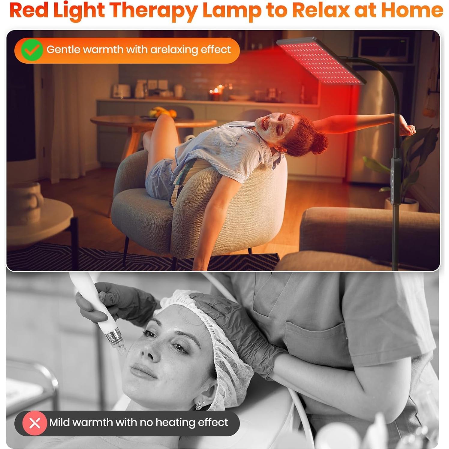 Lámpara de Terapia de Luz Roja RICIAL RT005-1 29x21cm