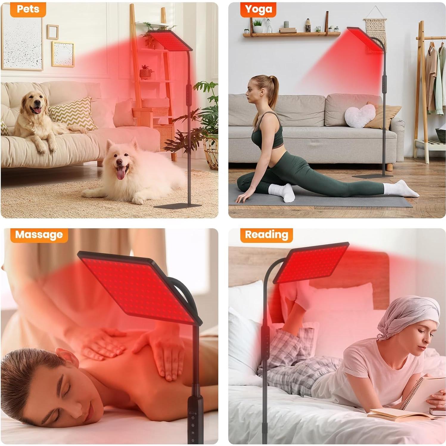 Lámpara de Terapia de Luz Roja RICIAL RT005-1 29x21cm