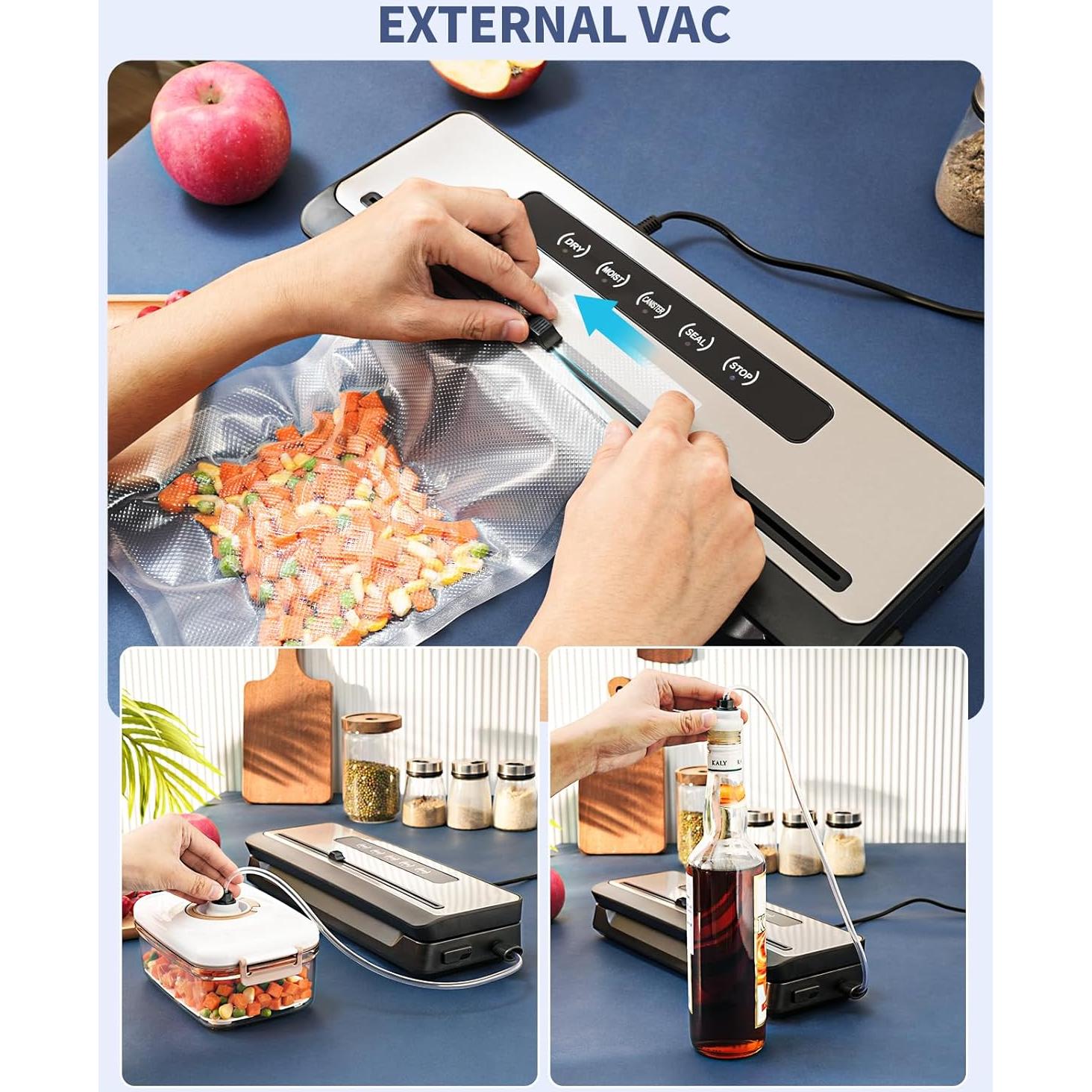 COVACURE Sellador al Vacío para Alimentos 90kPa 32cm