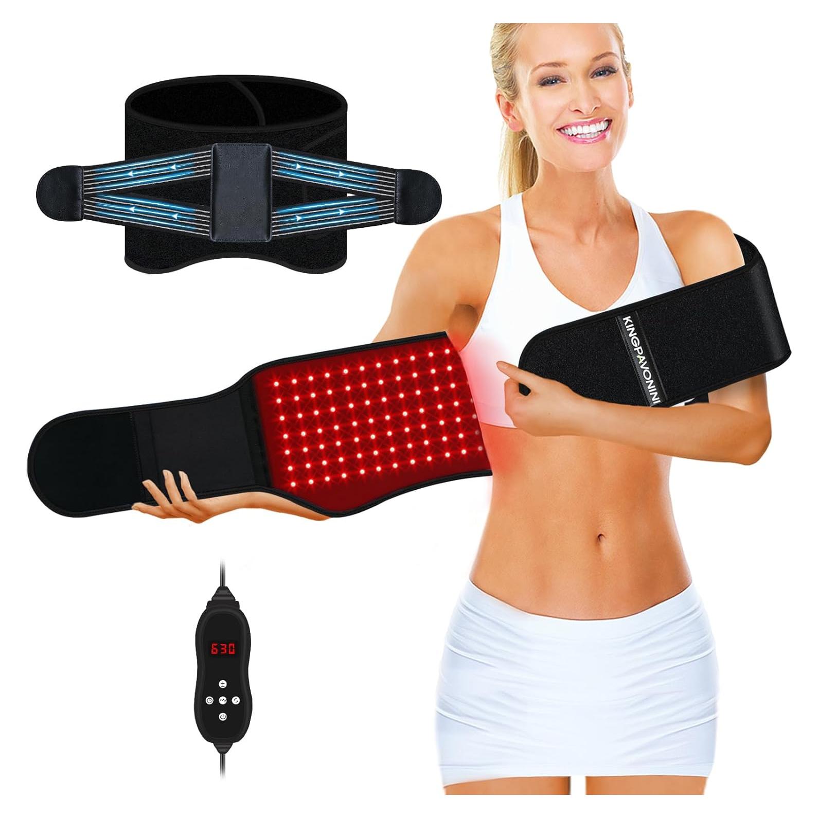 Cinturón Terapia Luz Roja KingPavonini 3 en 1 Alivio Dolor