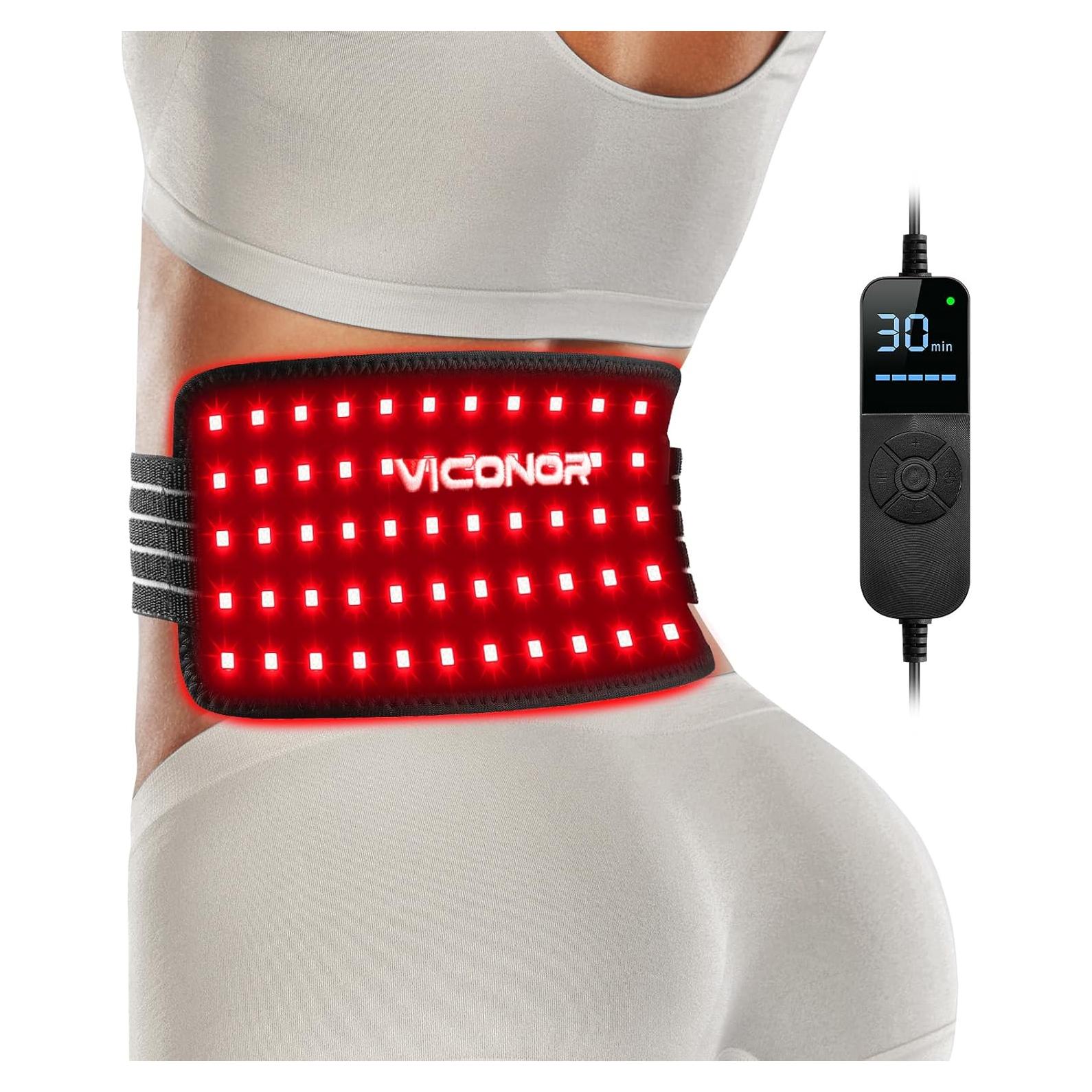 Cinturón de Terapia de Luz Roja Viconor 660nm 850nm Alivio Dolor
