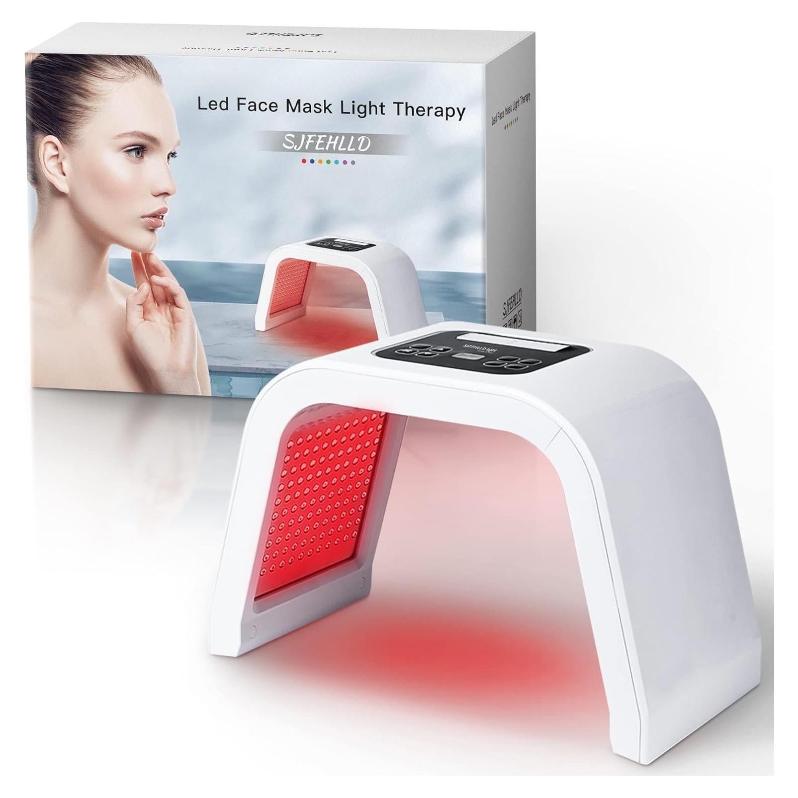 Máscara de Luz LED Facial SJFEHLLD 7 Colores Terapia