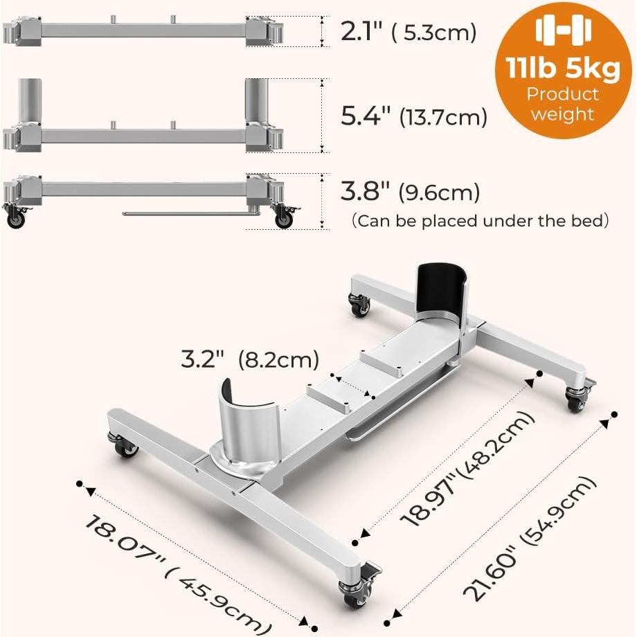 Soporte Móvil Ajustable para Terapia de Luz Roja Bestqool