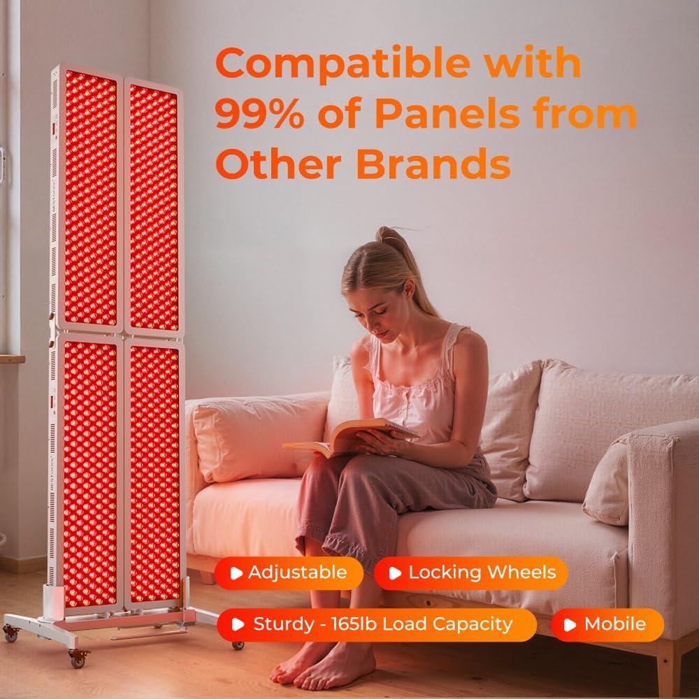 Soporte Móvil Ajustable para Terapia de Luz Roja Bestqool