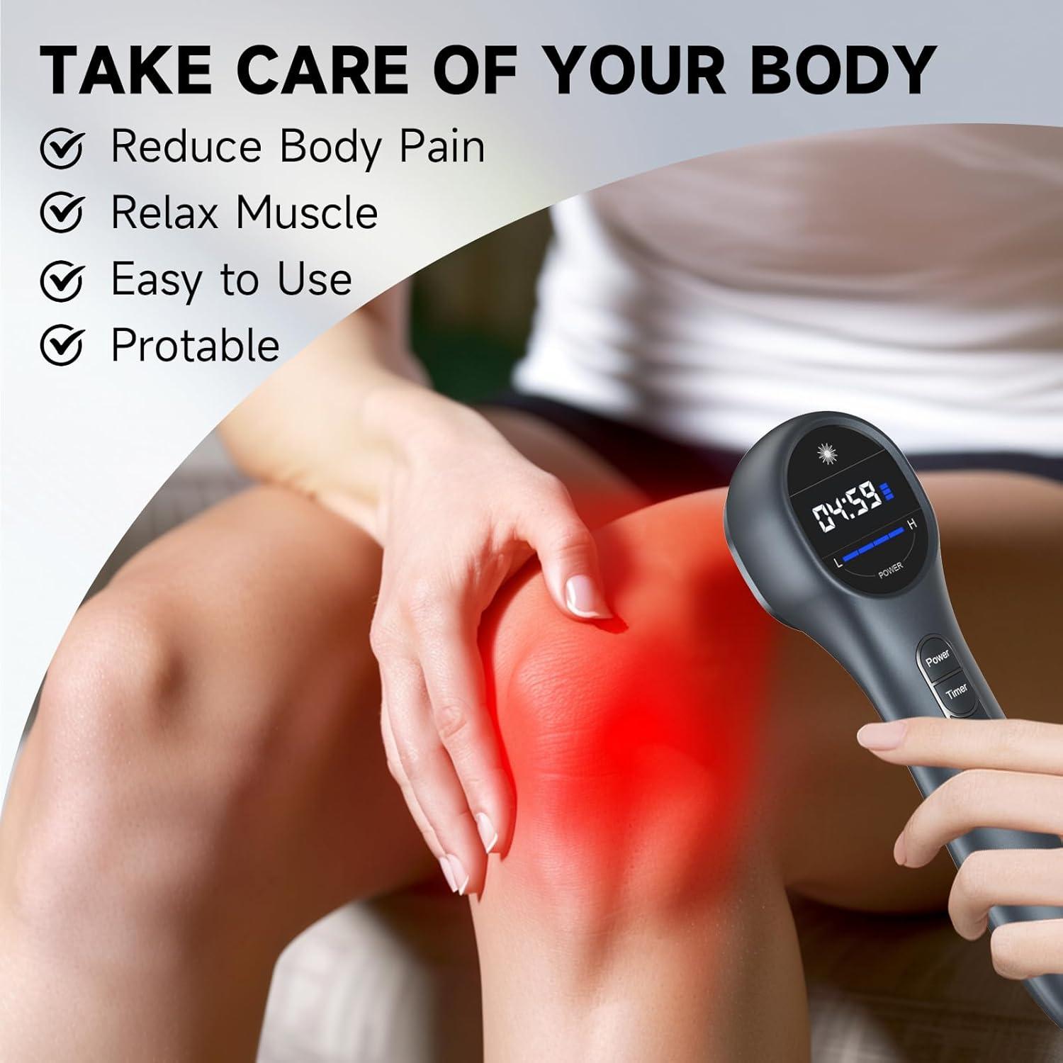 Terapia de Luz Roja Infrarroja Mhpoycd 14 LEDs 650nm y 808nm