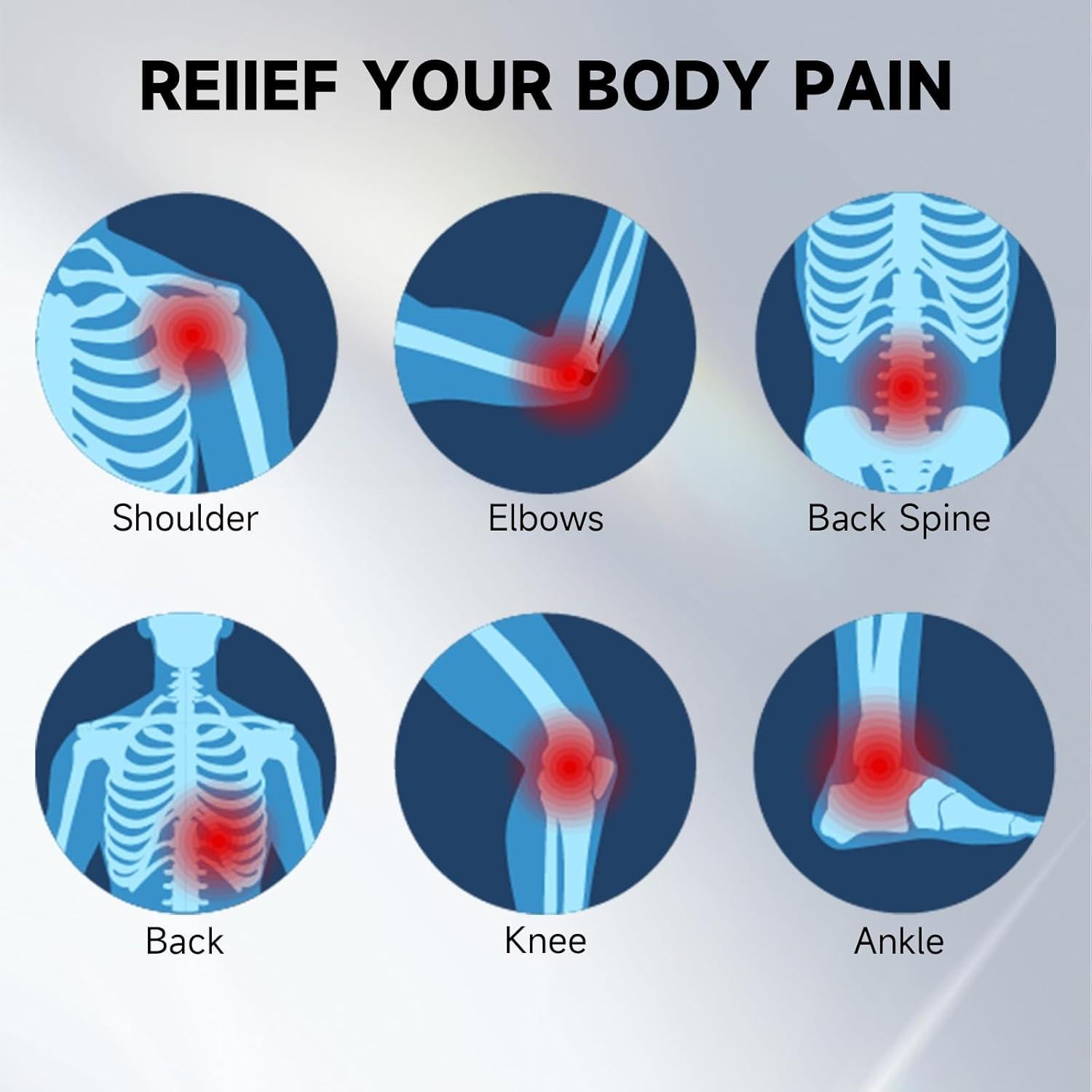 Terapia de Luz Roja Infrarroja Mhpoycd 14 LEDs 650nm y 808nm