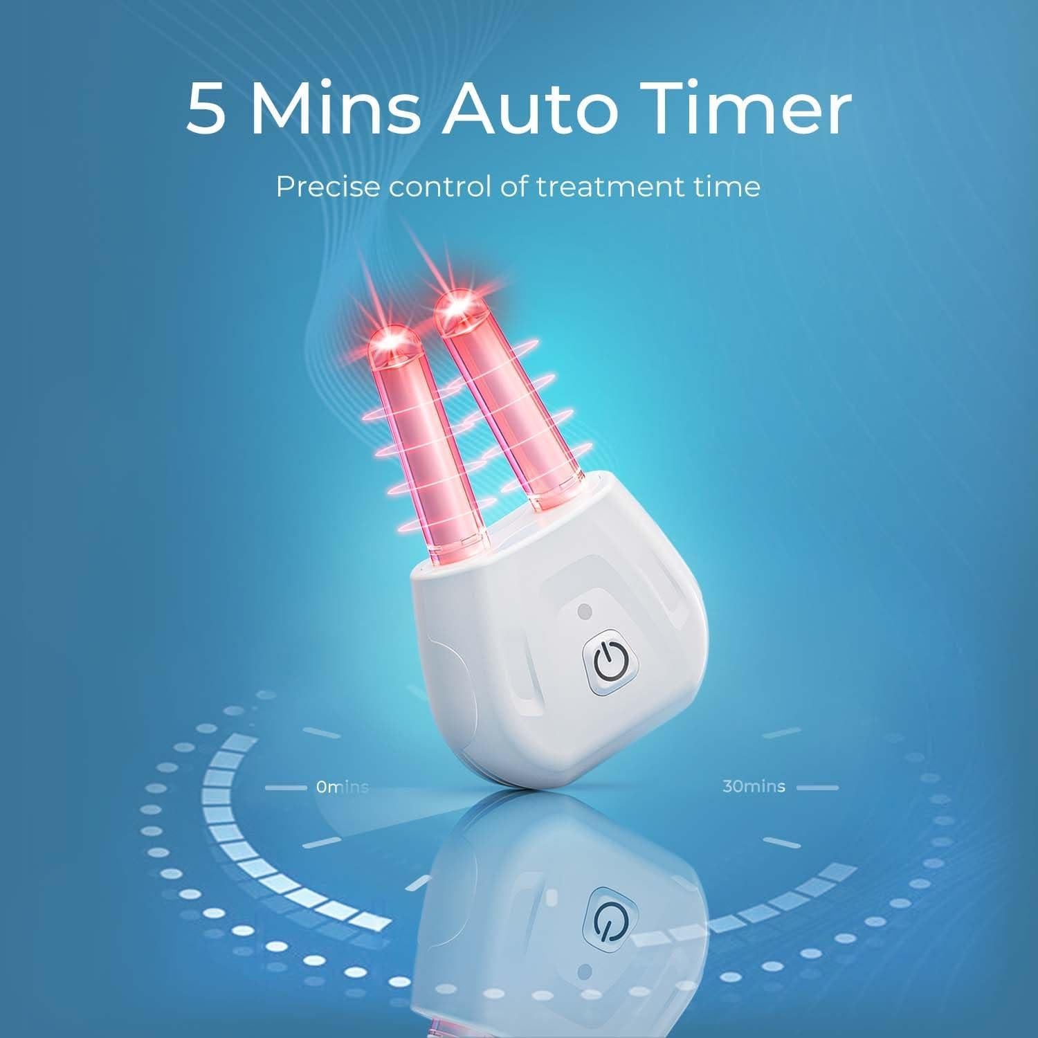 Terapia de Luz Roja Portátil Scienlodic para Nariz - Blanco