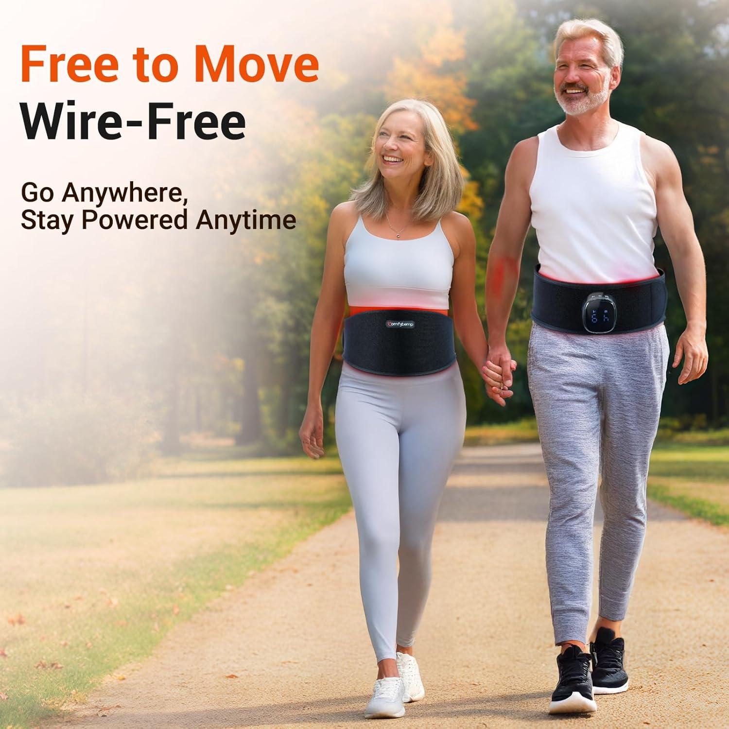 Cinturón de Terapia de Luz Roja Comfytemp 5000mAh 13W