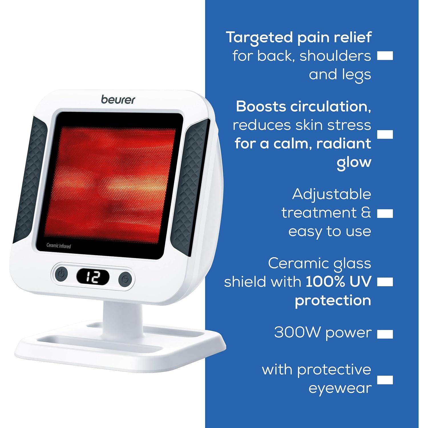 Lámpara de Calor Infrarroja Beurer IL60 300W para Terapia de Luz