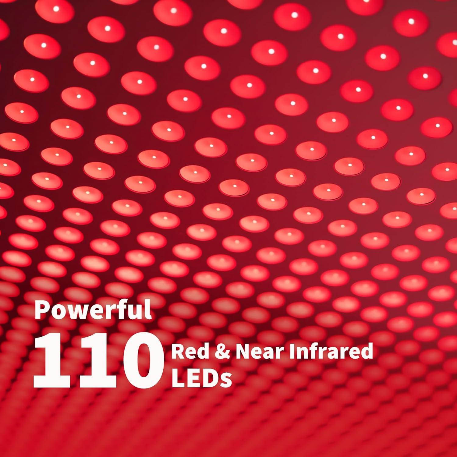 Lámpara de Terapia de Luz Roja SHONE M156138RLT 110 LEDs