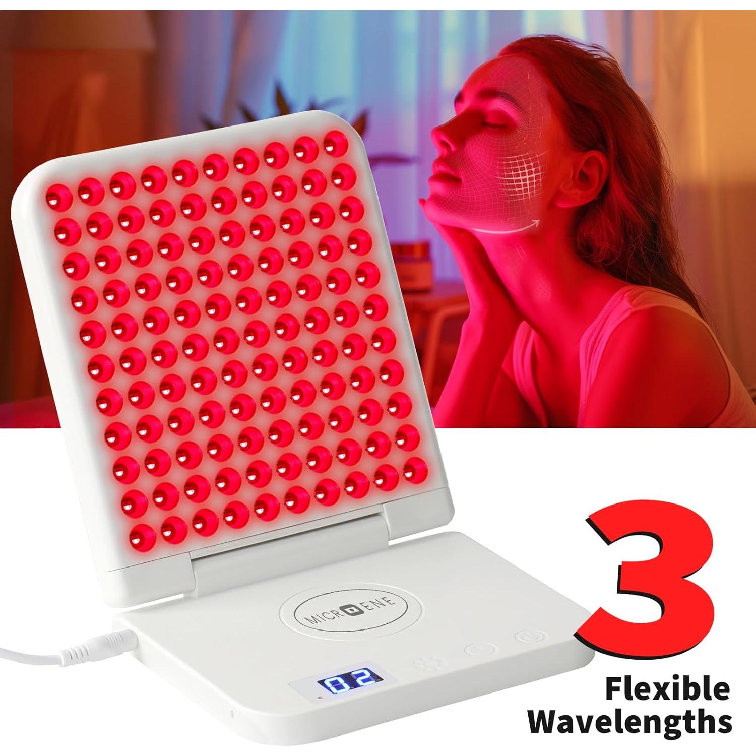 Lámpara de Terapia de Luz Roja SHONE M156138RLT 110 LEDs