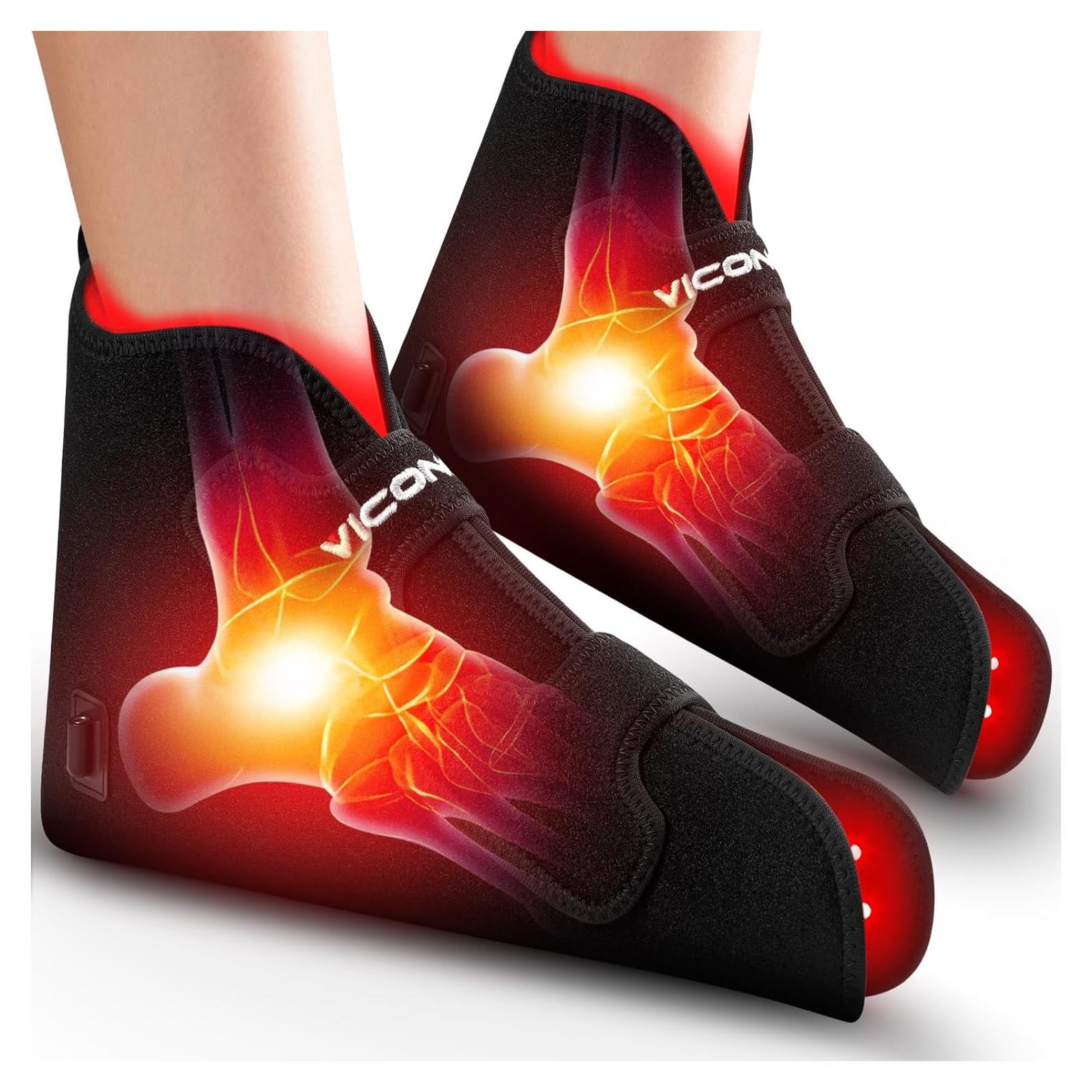 Terapia de Luz Roja Viconor para Pies 2 Paquetes