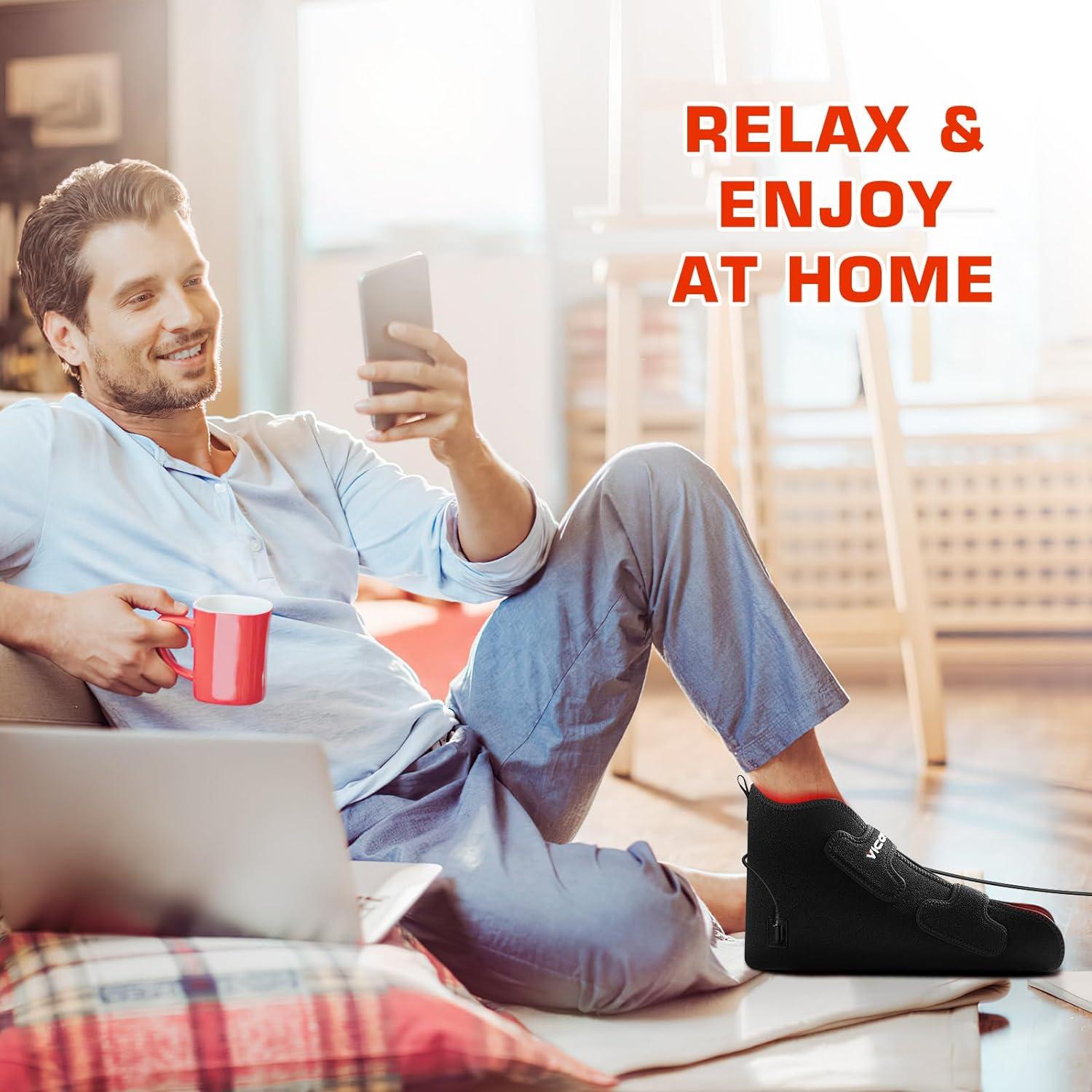 Terapia de Luz Roja Viconor para Pies 2 Paquetes