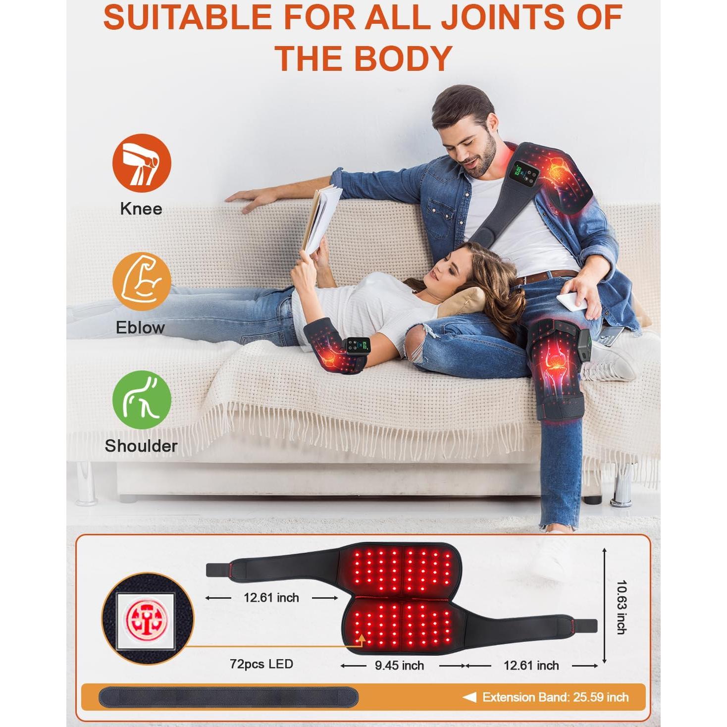 Férula de Rodilla Inalámbrica Astarexin con Luz Roja 660nm 850nm