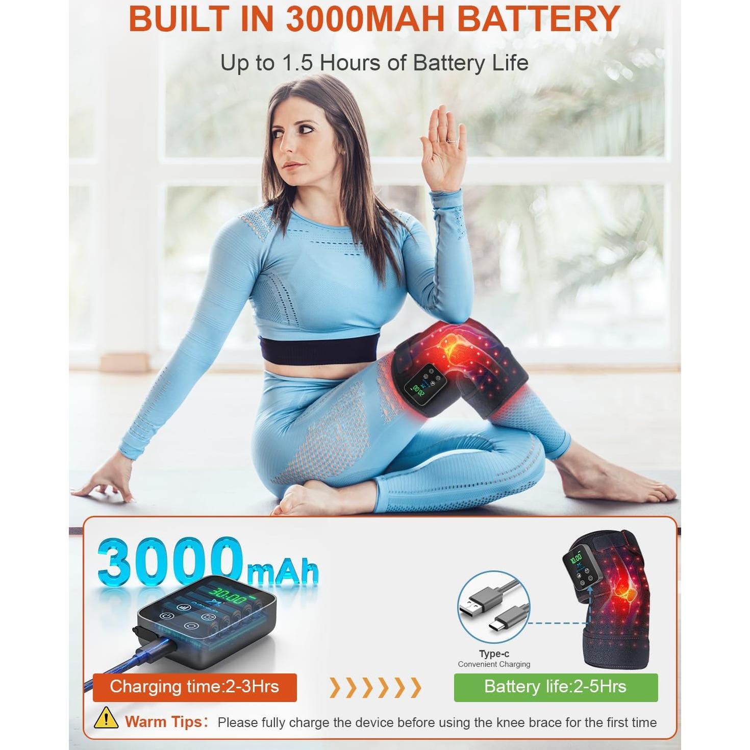 Férula de Rodilla Inalámbrica Astarexin con Luz Roja 660nm 850nm