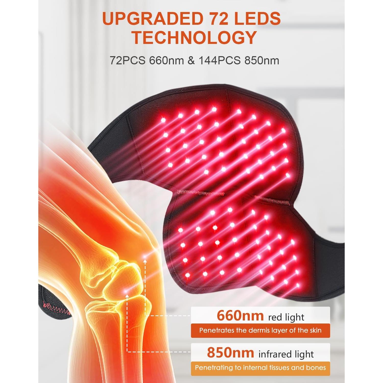 Férula de Rodilla Inalámbrica Astarexin con Luz Roja 660nm 850nm