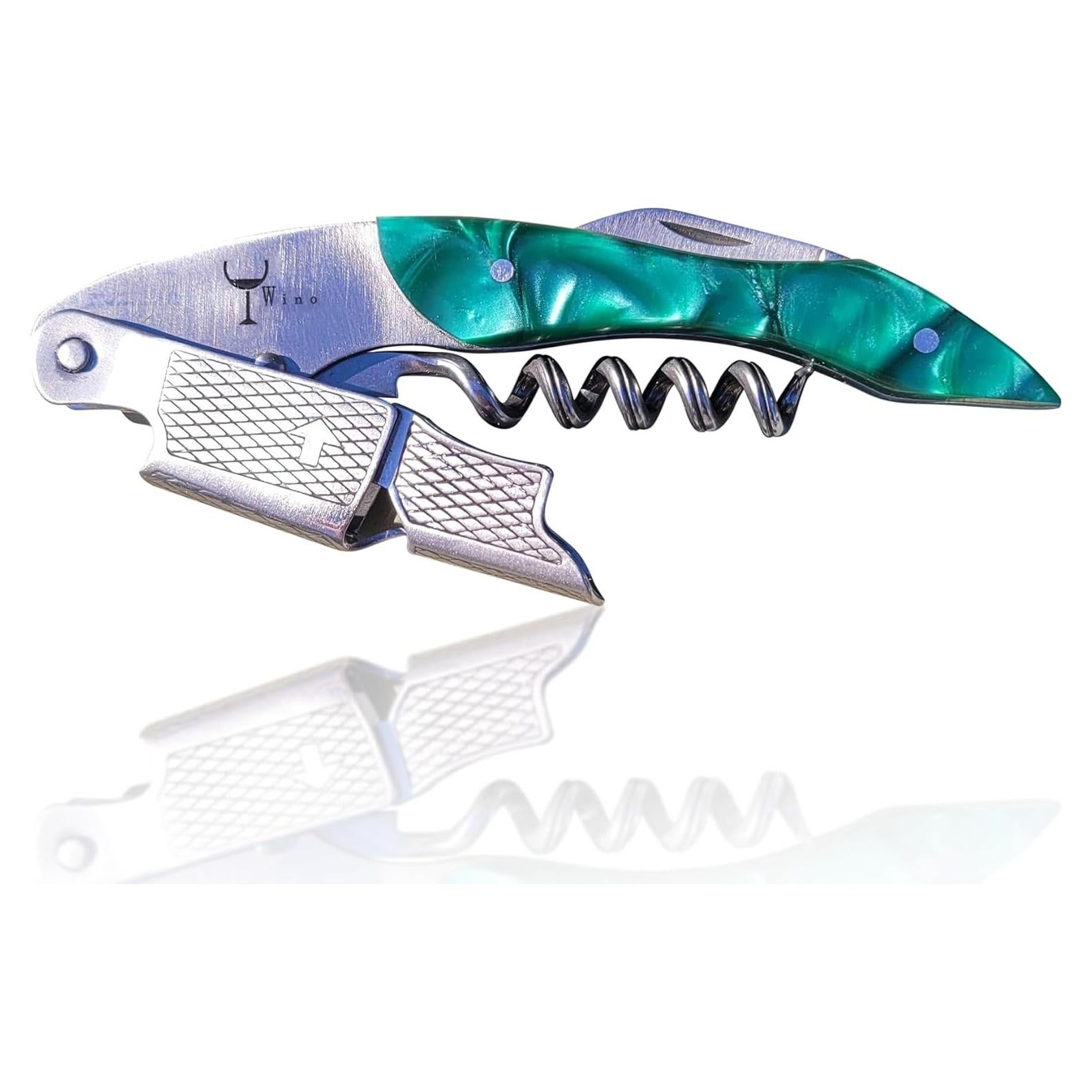 Sacacorchos Profesional Wino Wine Key Verde Inoxidable