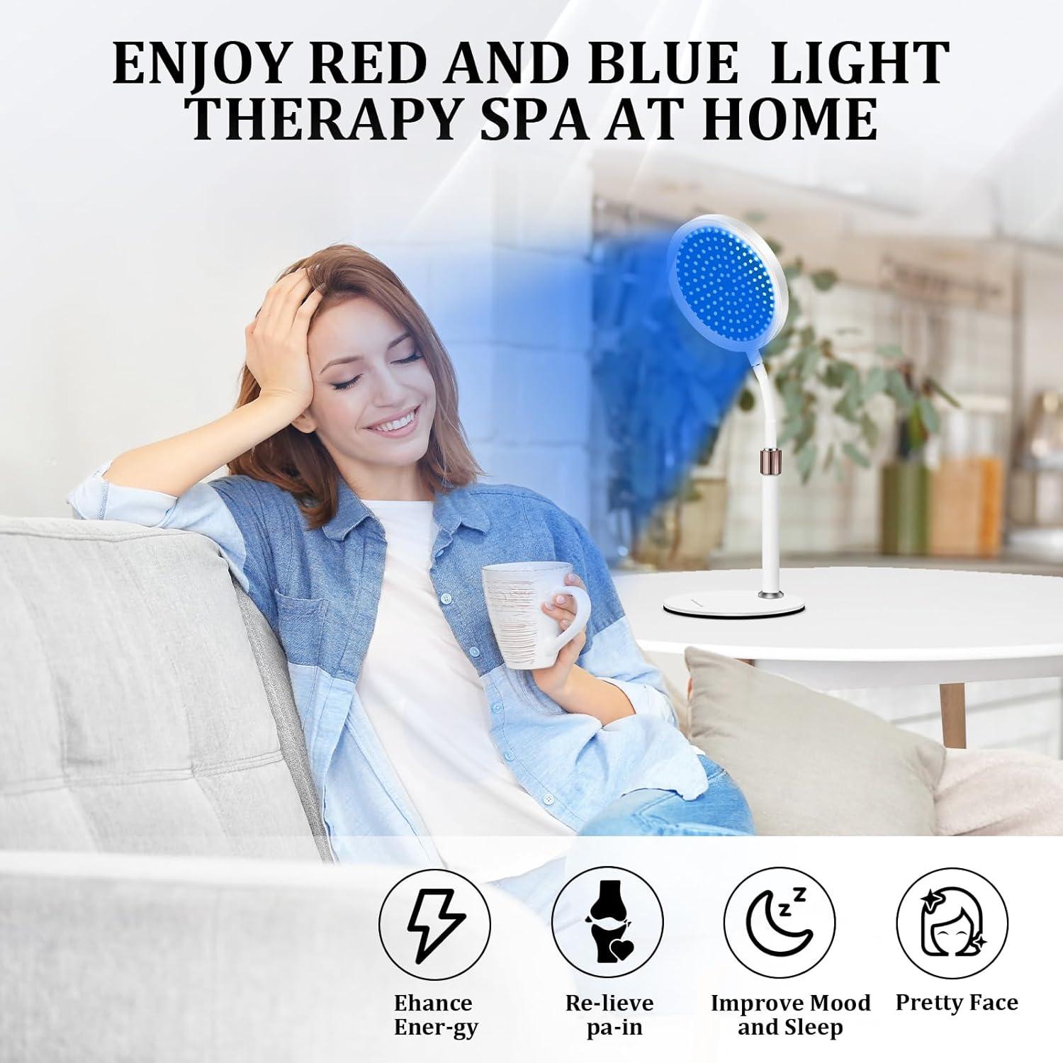 Terapia de Luz Roja y Azul 100 LEDs Dongguan 415/660/850nm