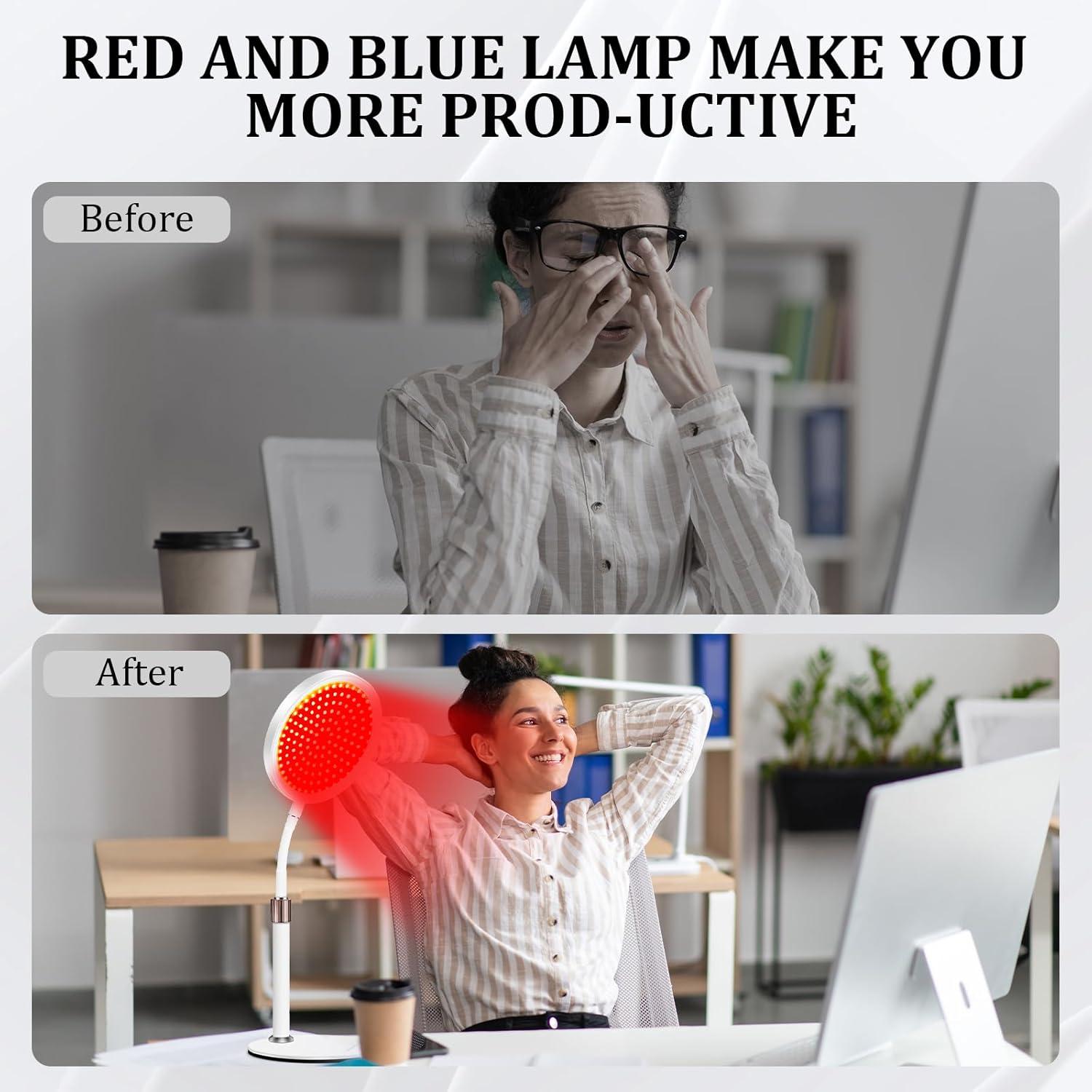 Terapia de Luz Roja y Azul 100 LEDs Dongguan 415/660/850nm