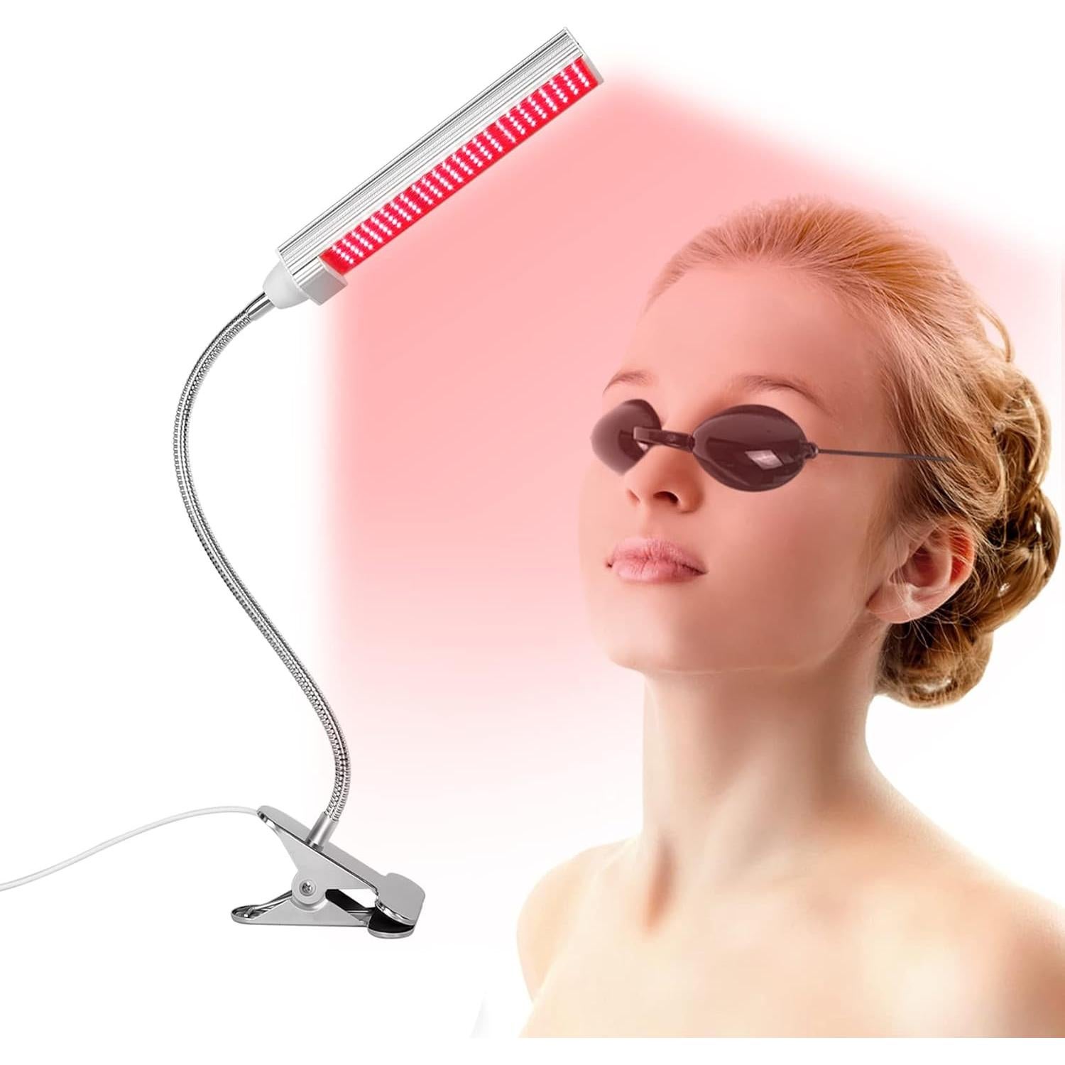 Lámpara de Terapia de Luz Roja MAINENG M7666 660nm LED