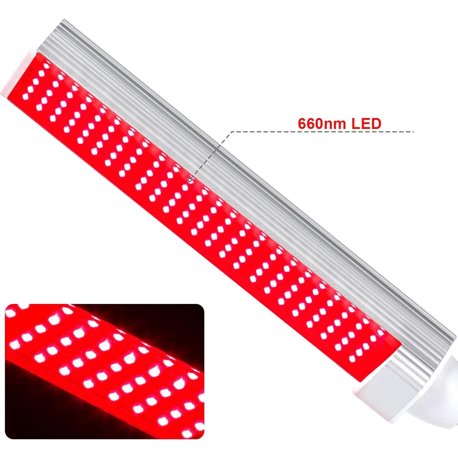 Lámpara de Terapia de Luz Roja MAINENG M7666 660nm LED