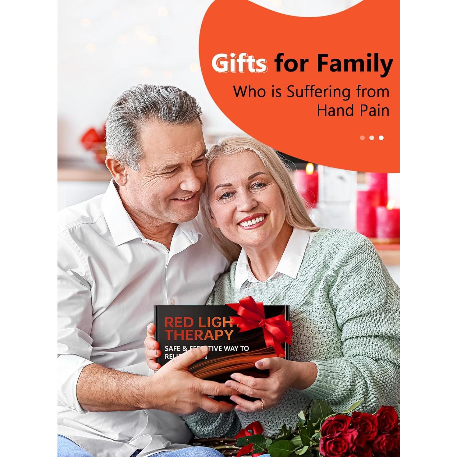 Guante Terapia Luz Roja Inalámbrico HALIDODO 5 Modos 660nm 850nm