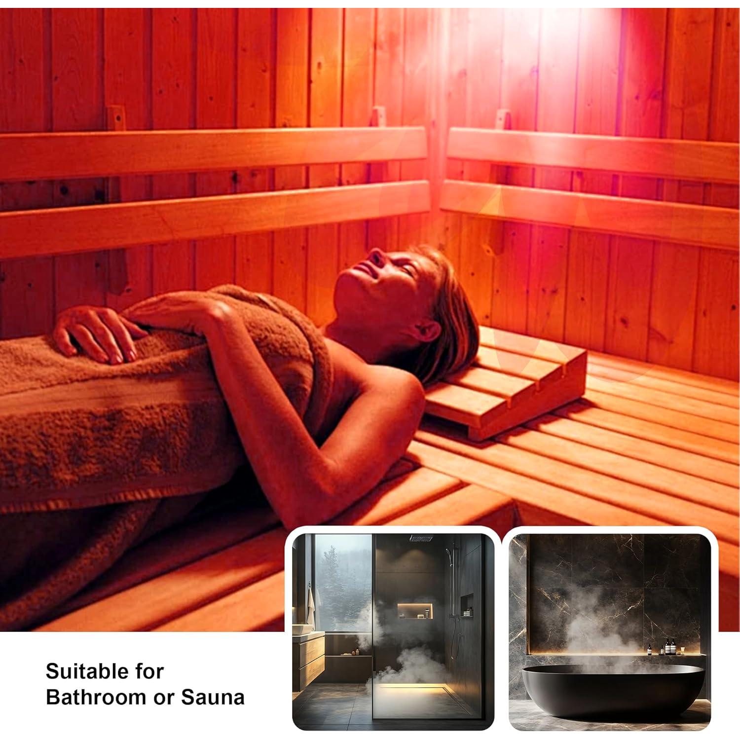 Bombillas de Calor Infrarrojo R40 ZENHAGU 250W Rojo 4 Unidades