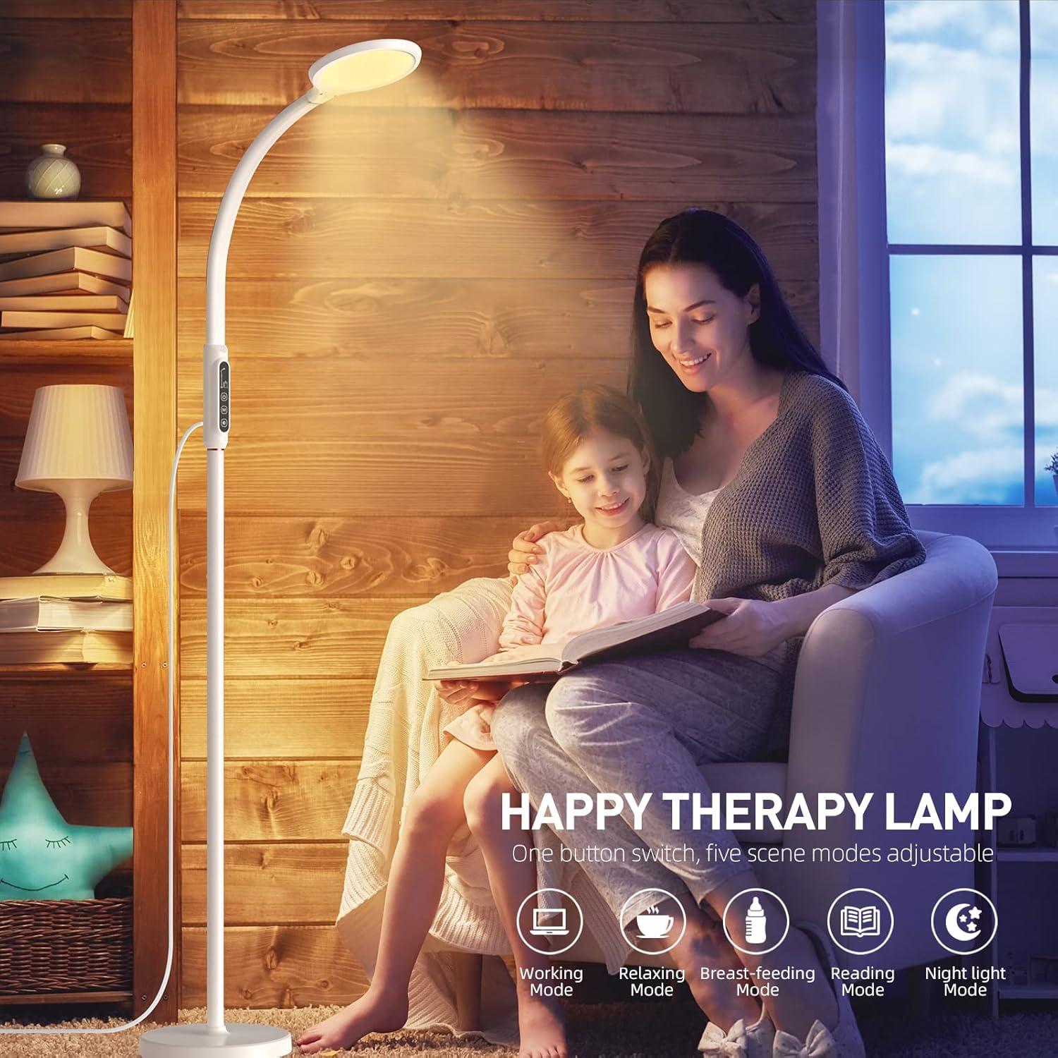 Lámpara de Terapia de Luz LED FBBJFF 11000 Lux 2 en 1